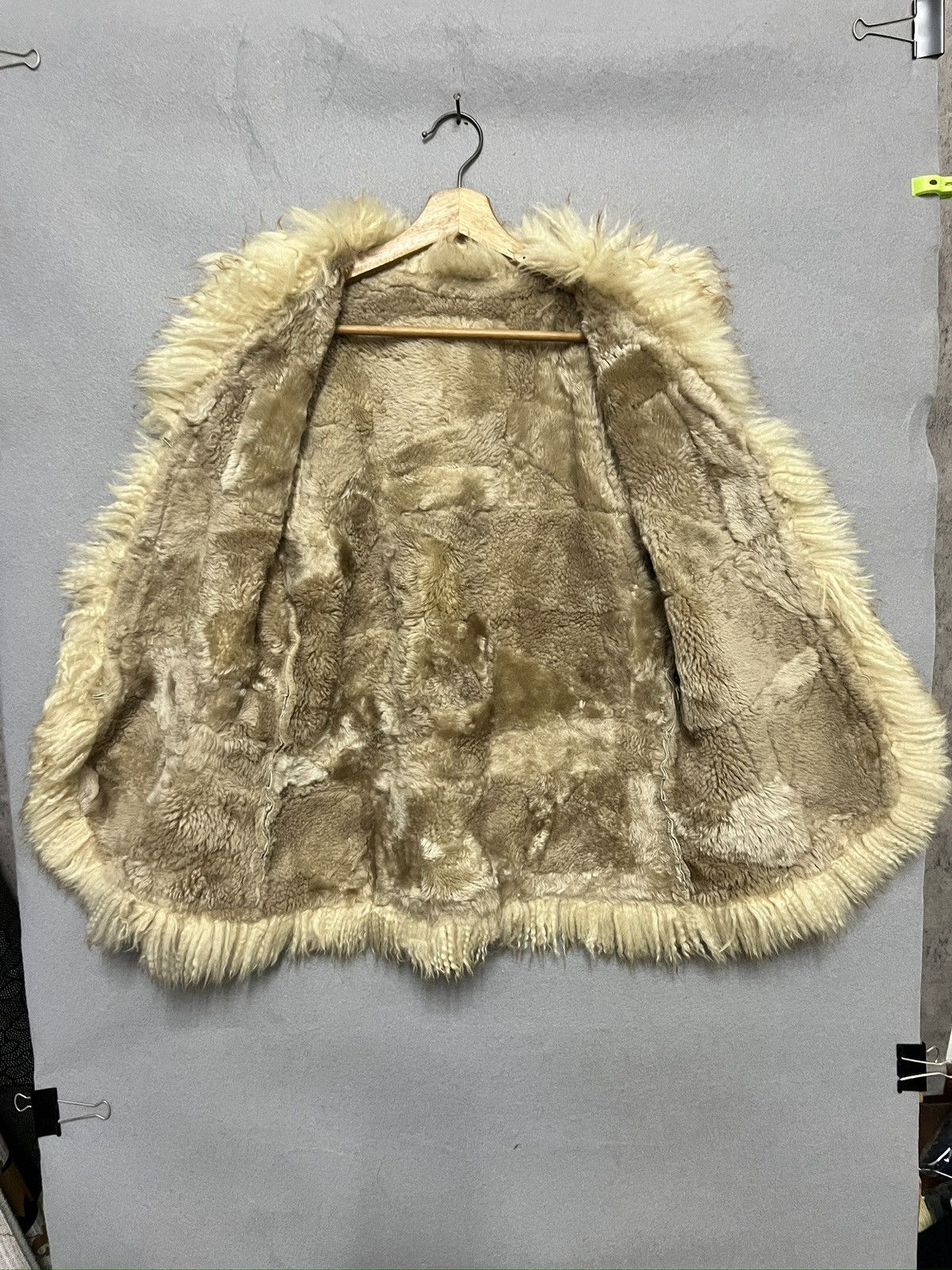 Vintage 71. Vintage Sheep Skin Leather Vest Jacket Size US M / EU 48-50 / 2 - 3 Thumbnail