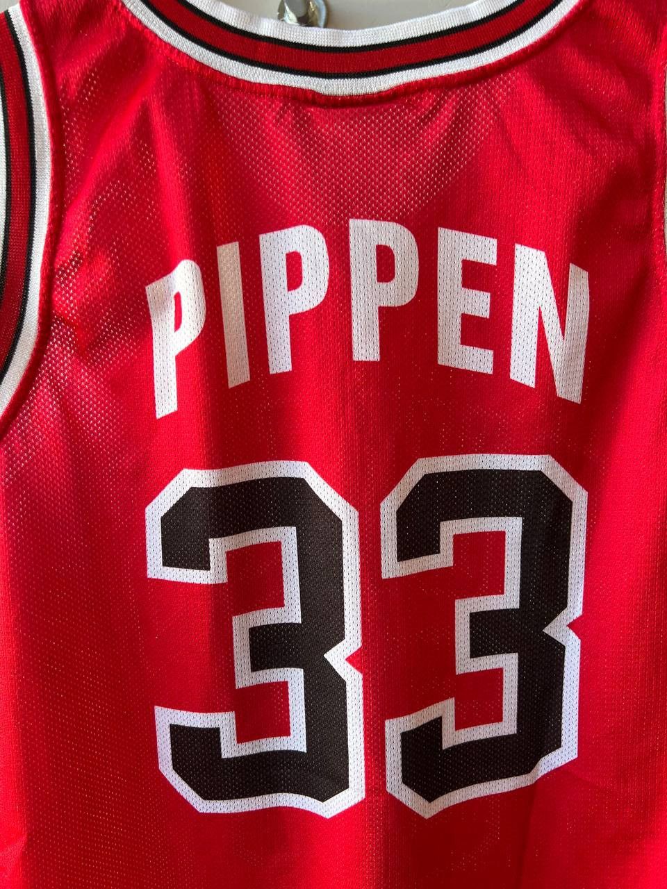NBA NBA CHICAGO BULLS #33 PIPPEN 90’S BASKETBALL JERSEY RARE M Size US M / EU 48-50 / 2 - 18 Thumbnail