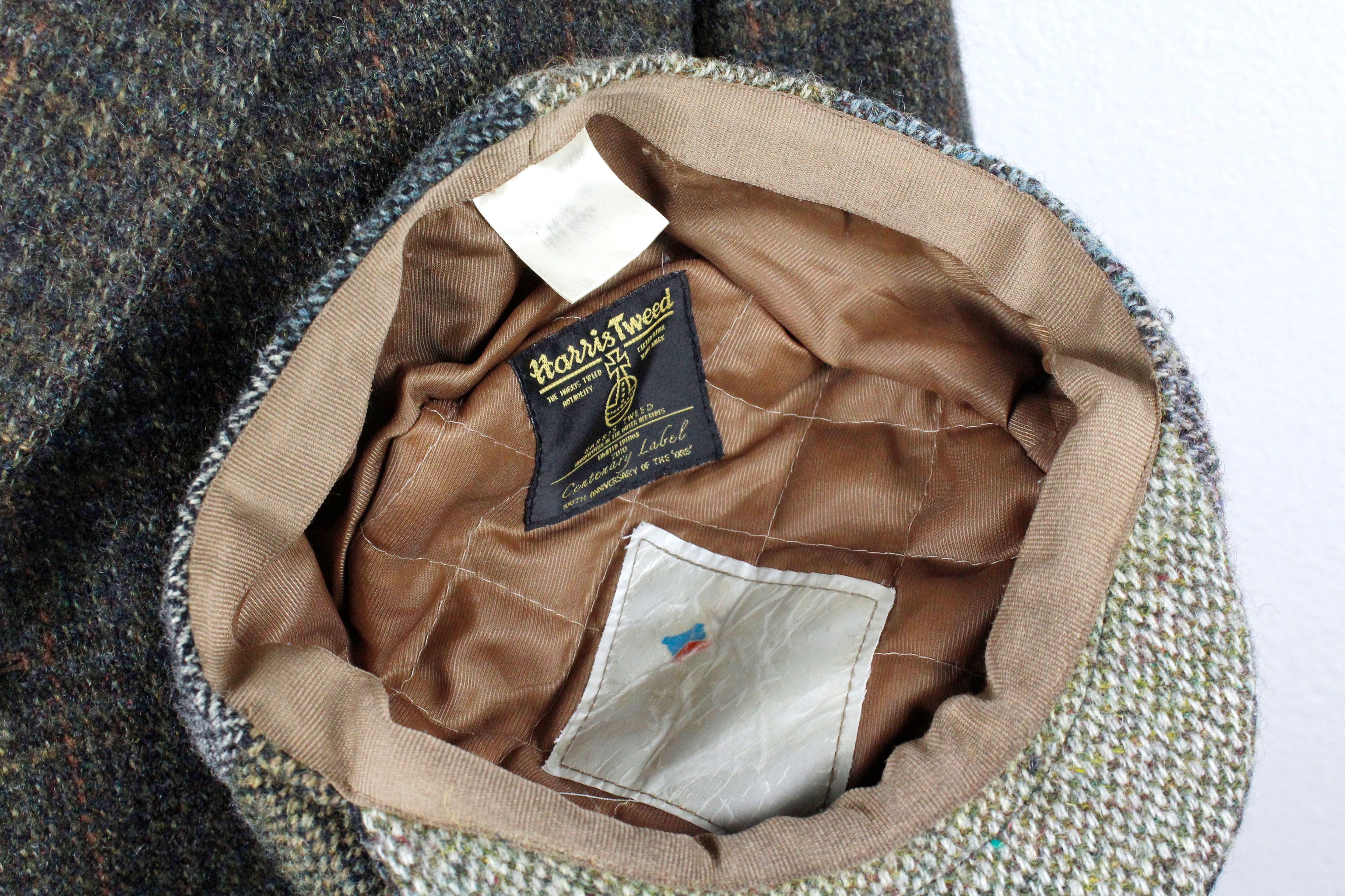 Harris Tweed Harris Tweed Patchwork Baker Boy Flat Cap Hat Peaky Blinders Size ONE SIZE - 5 Thumbnail