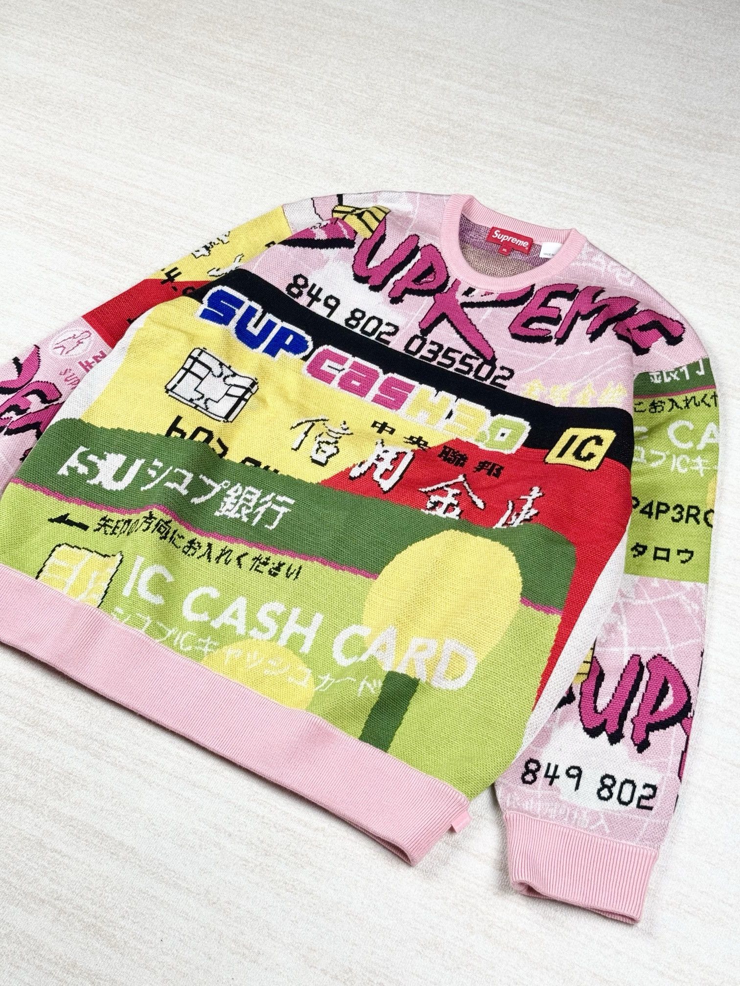 Supreme credit card sweater Size US XL / EU 56 / 4 - 7 Thumbnail