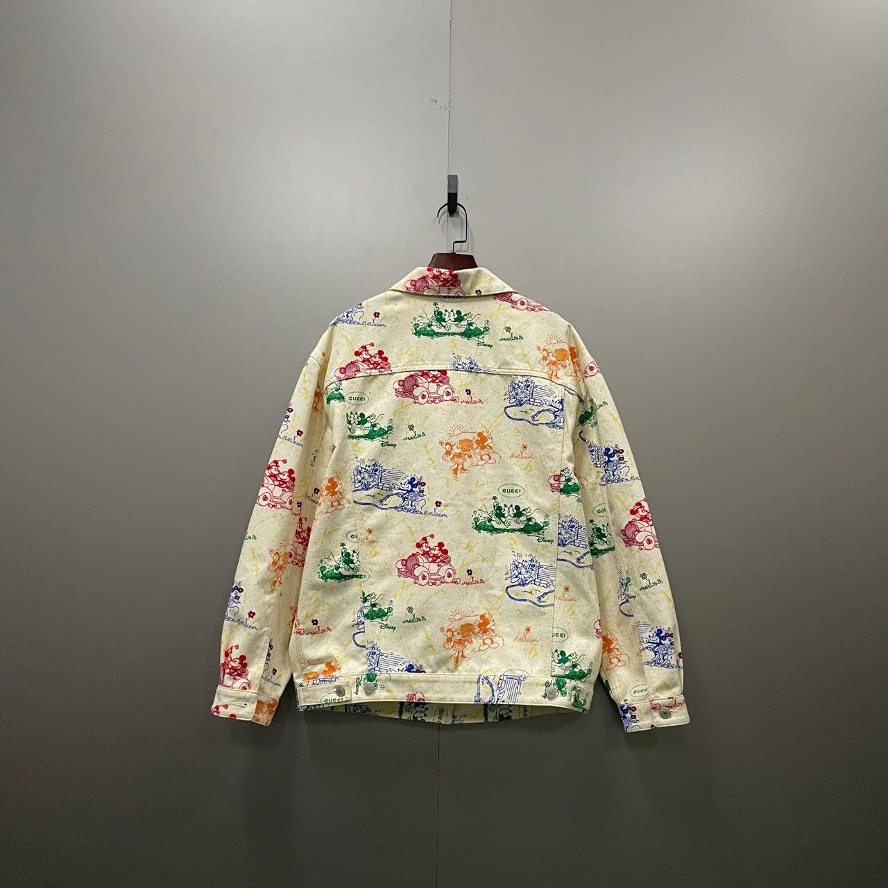 Gucci Gucci Size 38 Mickey's animated printed jacket 2501-Nextarr Size US XXS / EU 40 - 2 Thumbnail