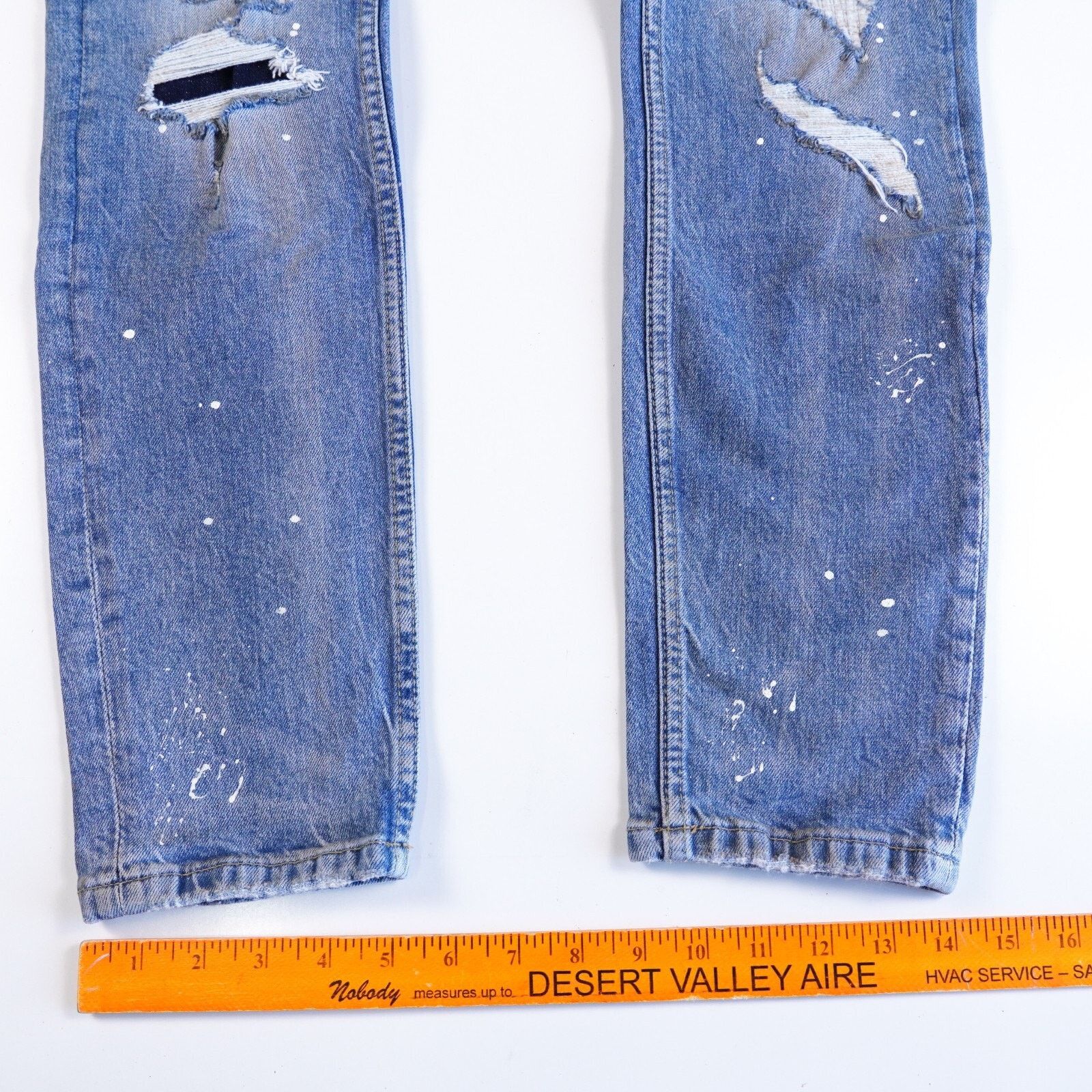 Topman Topman Denim Stretch Skinny Jeans Straight Leg Pants W32 L32 Size US 32 / EU 48 - 4 Thumbnail