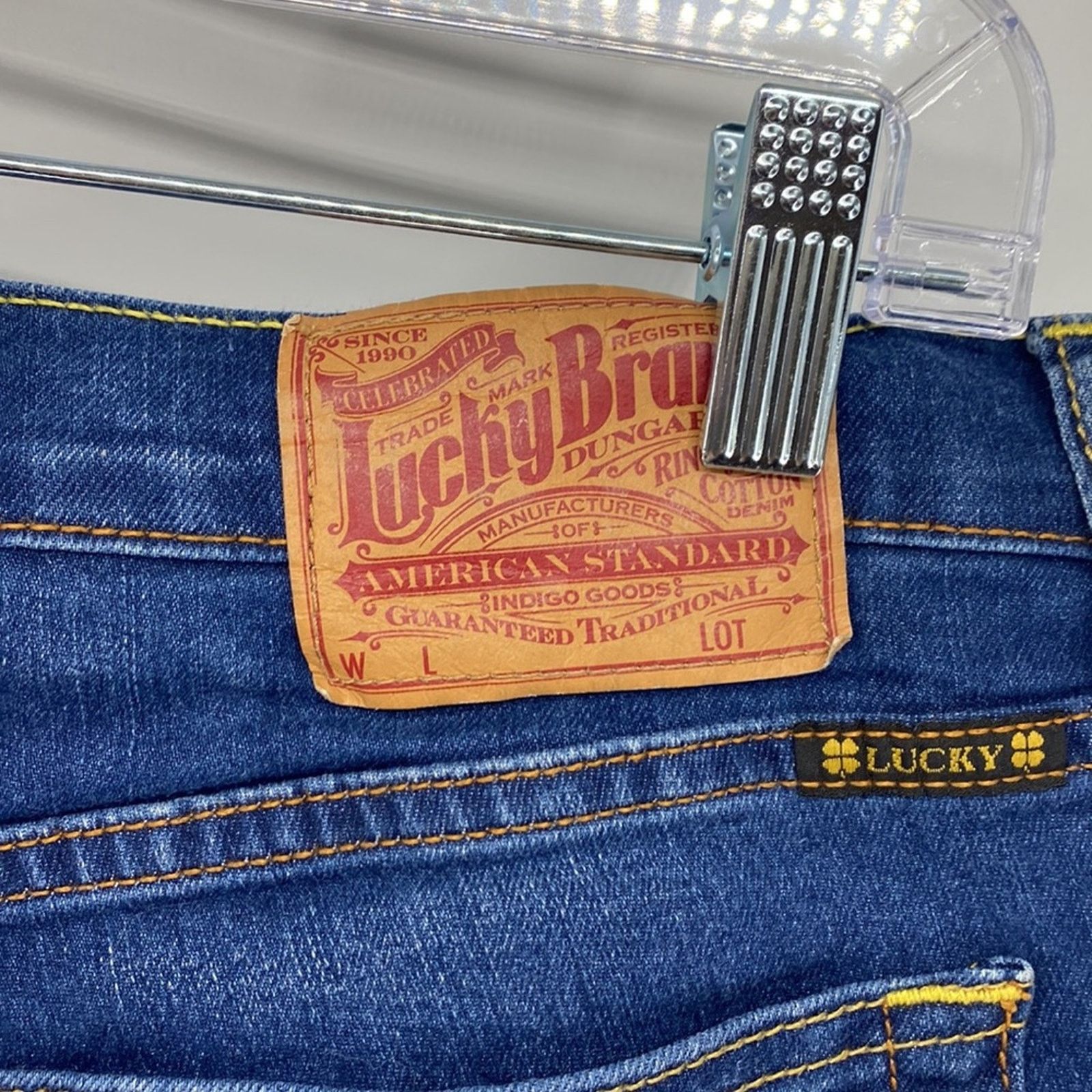 Lucky Brand Lucky Brand mid rise flare Y2K bohemian Gypsy jeans sz 28 Size 28" / US 6 / IT 42 - 5 Thumbnail