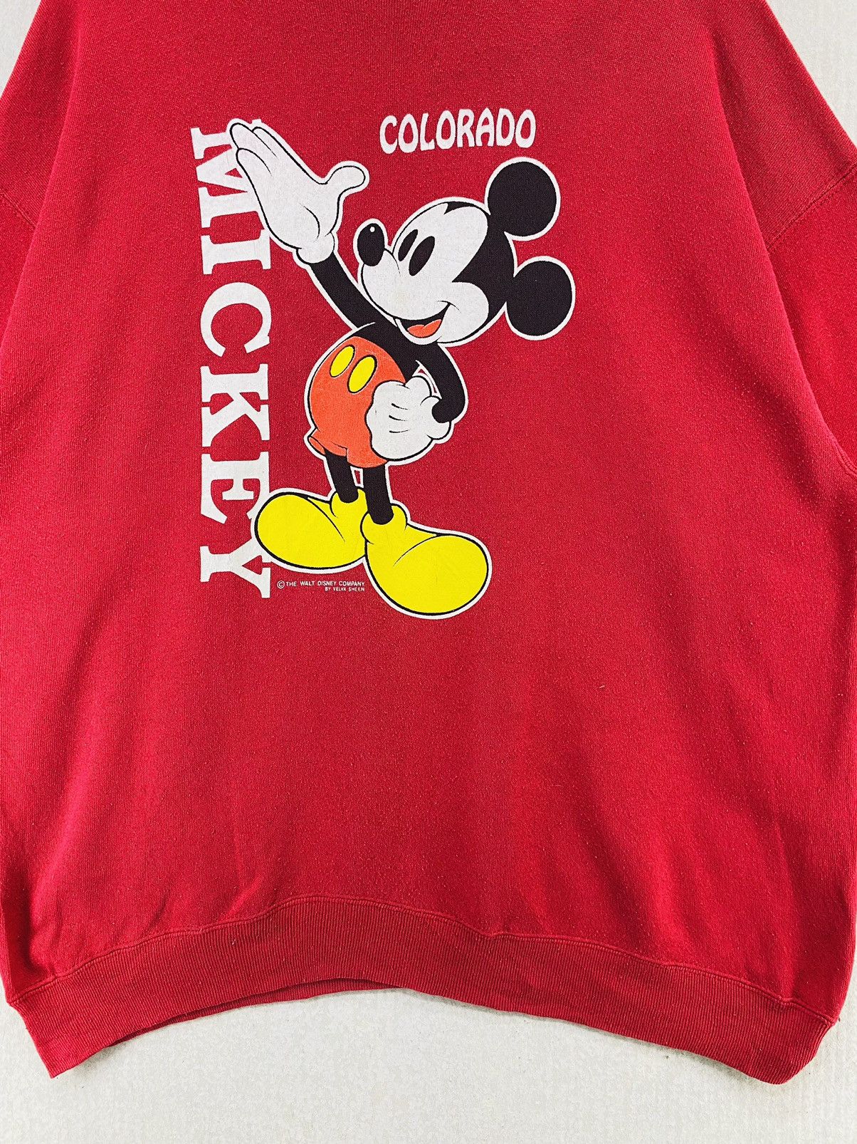 Mickey Mouse × Vintage Vintage 90s Micky Mouse Sweatshirt Big Logo Spellout Size XL Size US XL / EU 56 / 4 - 5 Thumbnail
