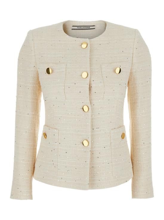 Tagliatore TAGLIATORE Women Suit Jackets BEVERLY970154A1123 White Size M / US 6-8 / IT 42-44 - 1 Thumbnail