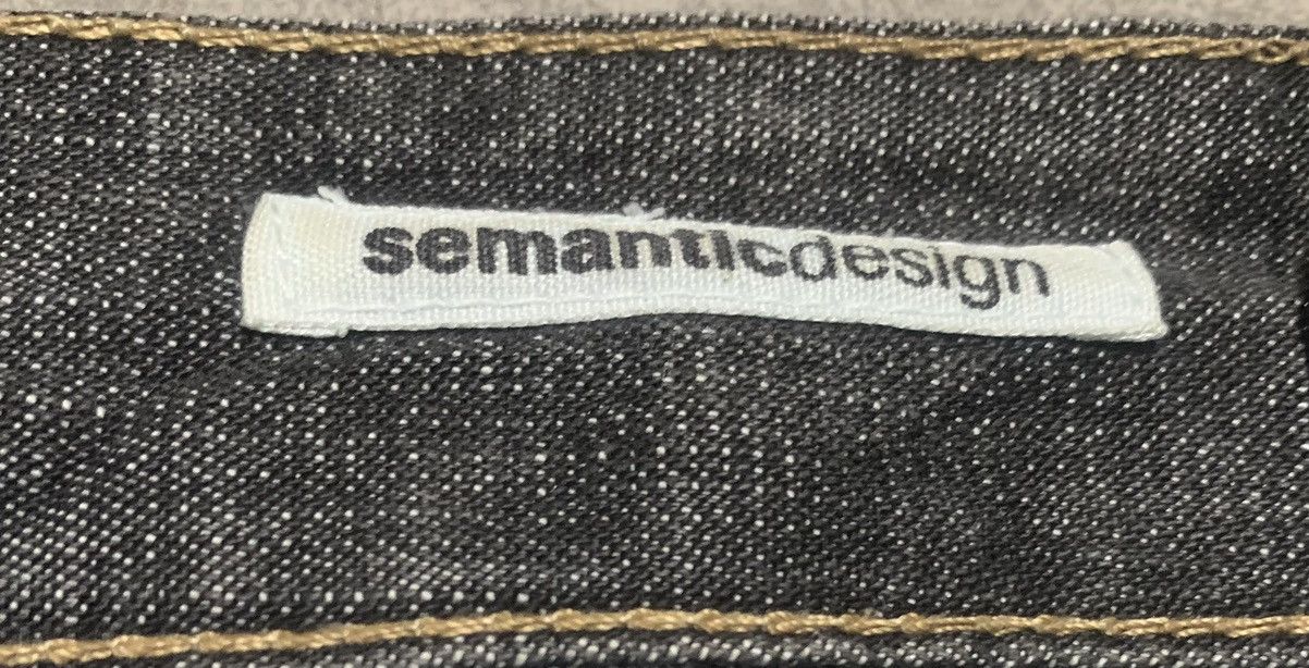 Japanese Brand × Vintage × semanticdesign Vintage Semantic Design Black Jeans Size 30" / US 8 / IT 44 - 7 Thumbnail