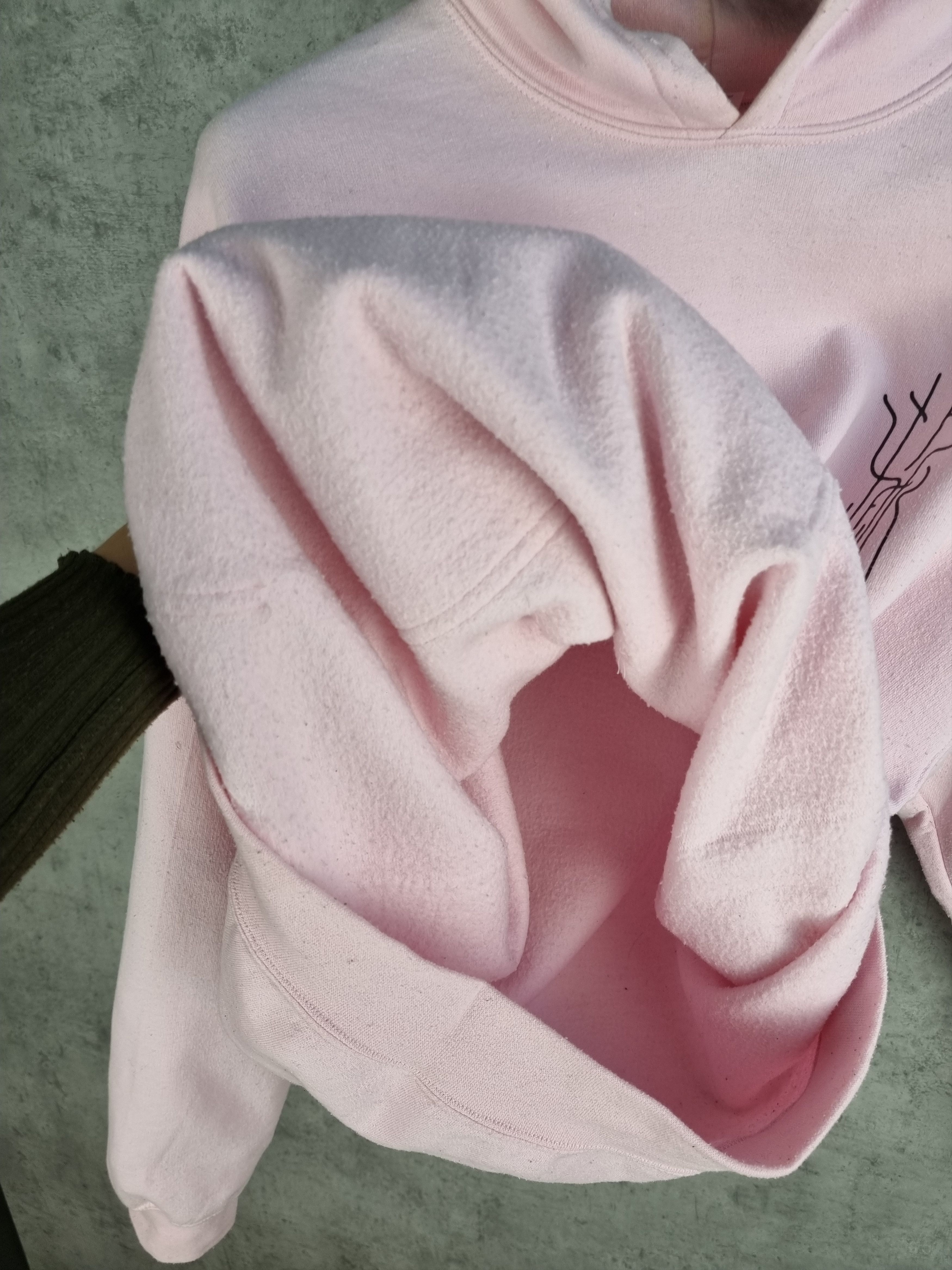 Anime × Japanese Brand Vintage Light Pink Symbols Design Hoodie Sweatshirt Size US XL / EU 56 / 4 - 8 Thumbnail