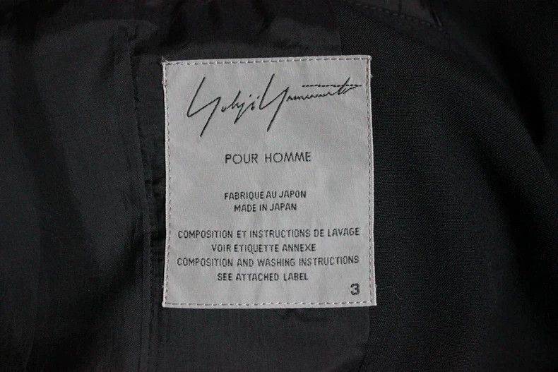 Yohji Yamamoto Yohji Yamamoto 05 SS Collar Deconstructed Long Jacket 2501- Size US L / EU 52-54 / 3 - 6 Thumbnail