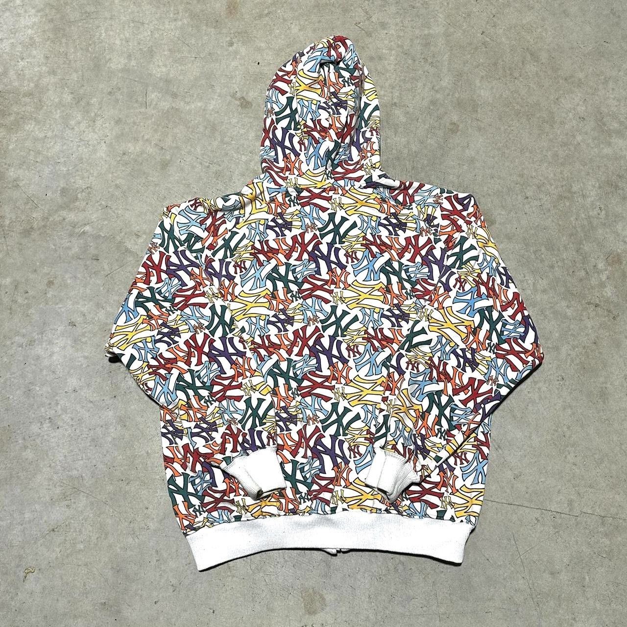 Majestic Vintage Y2K New York Yankees all over print zip up hoodie Size US L / EU 52-54 / 3 - 3 Thumbnail