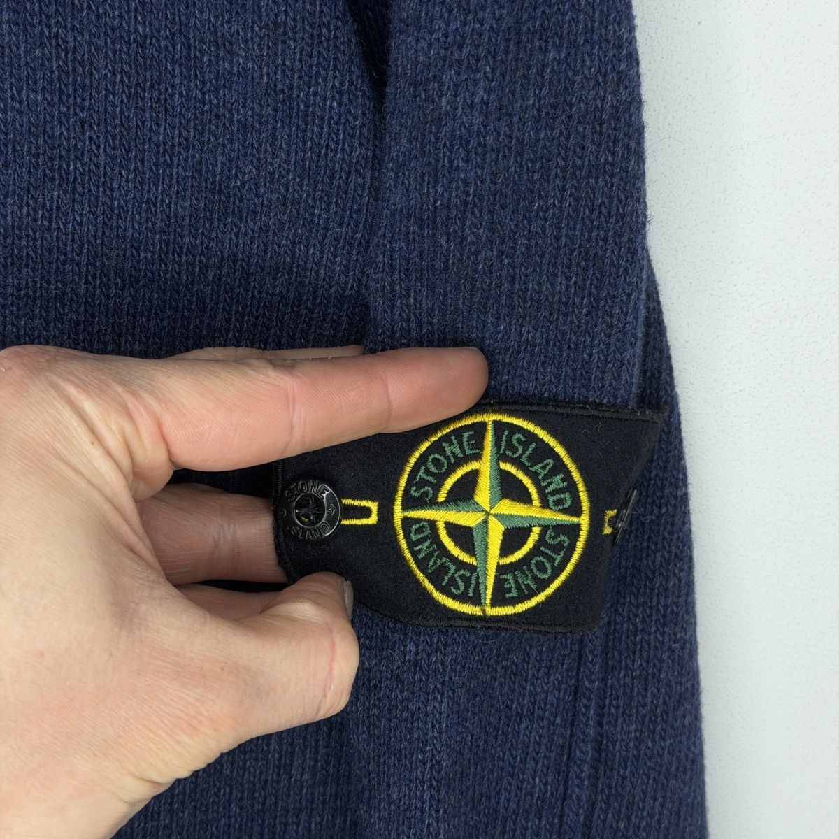 Stone Island Stone Island Sweater Knit Jumper Wool Navy Size US XXL / EU 58 / 5 - 6 Thumbnail