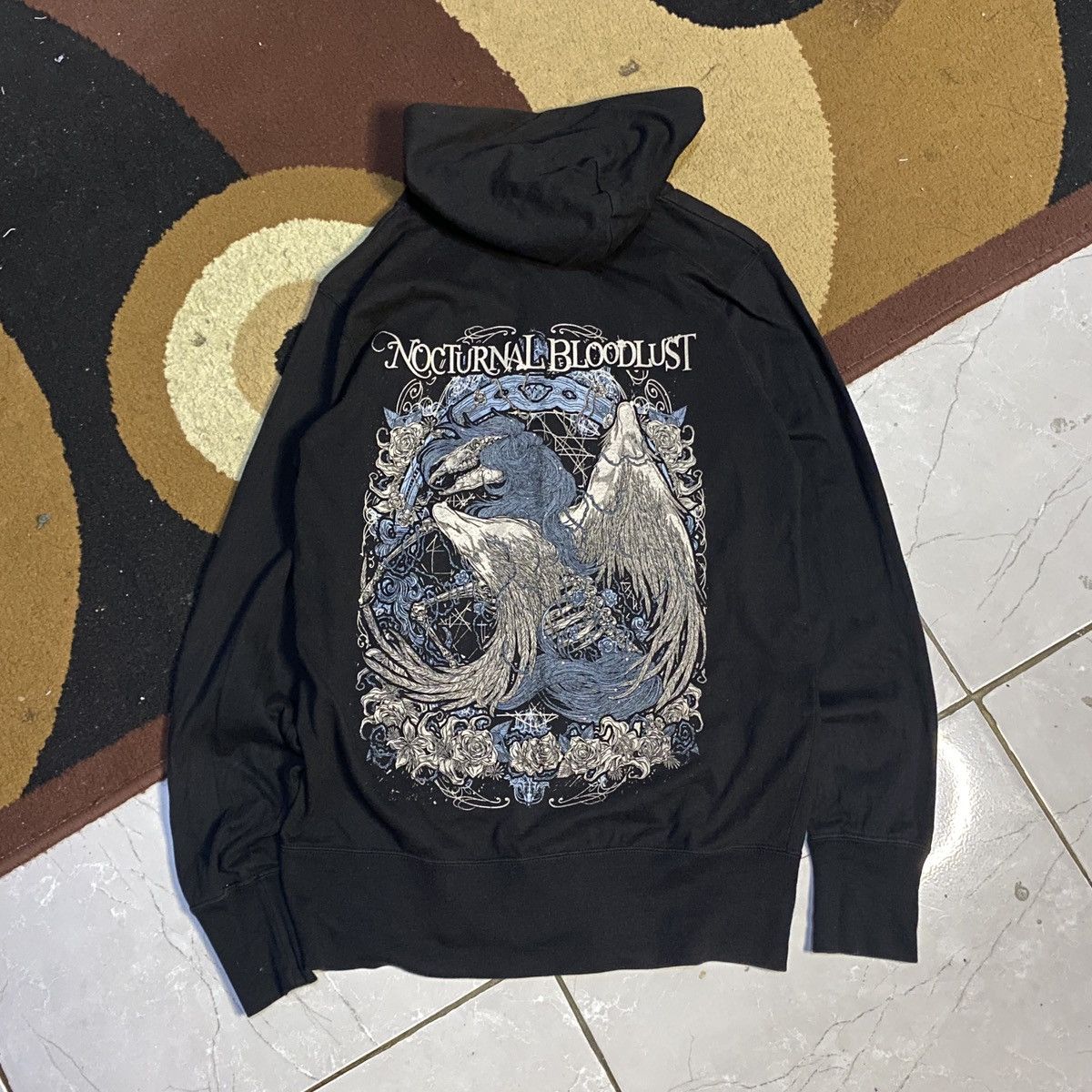 Band Tees × Vintage Nocturnal Bloodlust Zip Up Hoodie Size US M / EU 48-50 / 2 - 1 Thumbnail