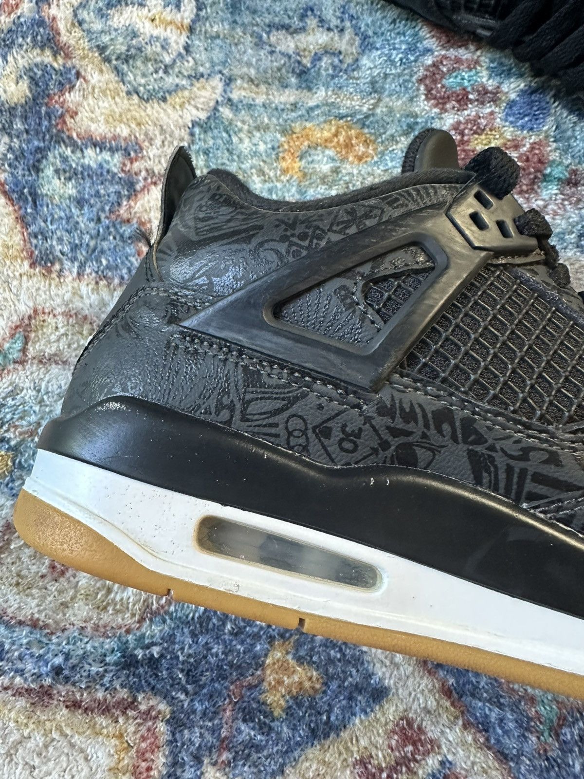 Jordan Brand Jordan 4 Laser Gum Sneakers Size 7 Size US 7 / EU 40 - 4 Thumbnail