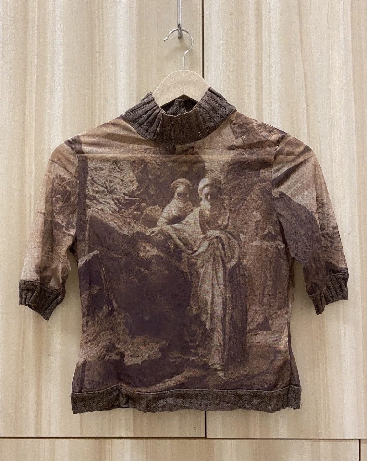 Jean Paul Gaultier JPG SS98 Archival Bedouins Mesh Cardigan & Mock Neck Top Set Size S / US 4 / IT 40 - 9 Thumbnail