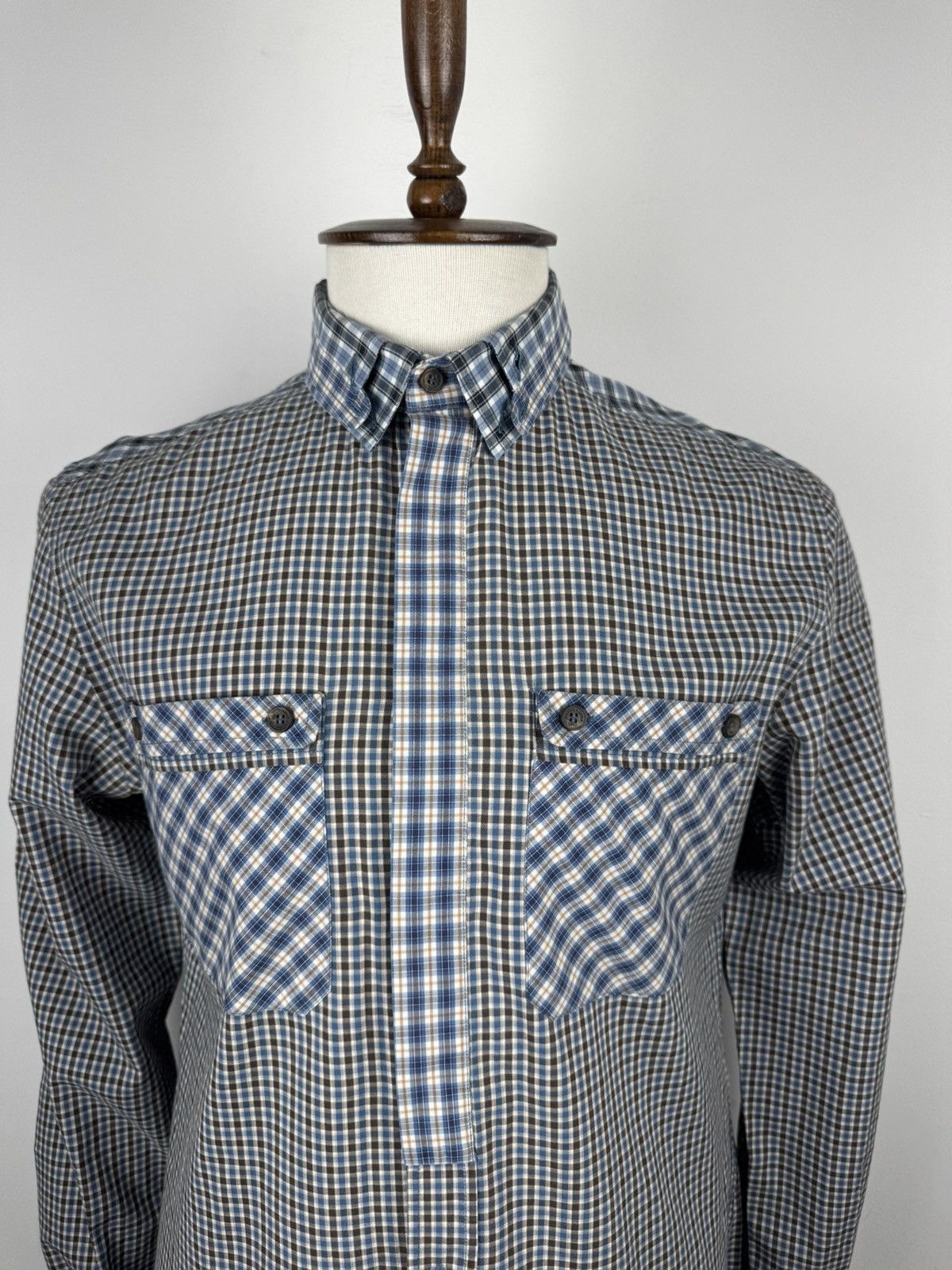 Dolce & Gabbana × Vintage Vintage Dolce Gabbana Long Sleeve Button Down Shirt size 52 Size US L / EU 52-54 / 3 - 2 Thumbnail