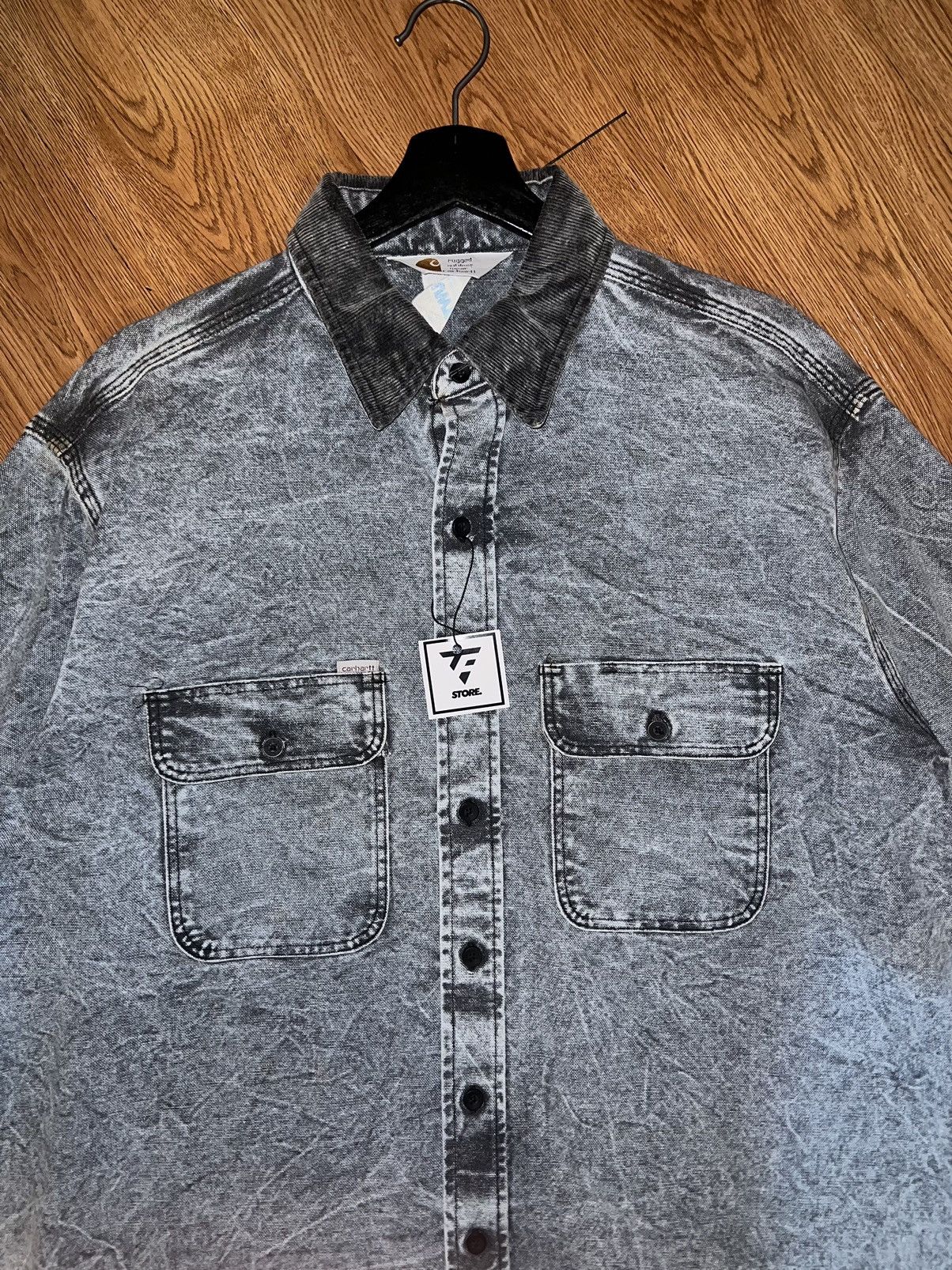Carhartt × Vintage Vtg Carharrt button up Size US XXL / EU 58 / 5 - 2 Thumbnail