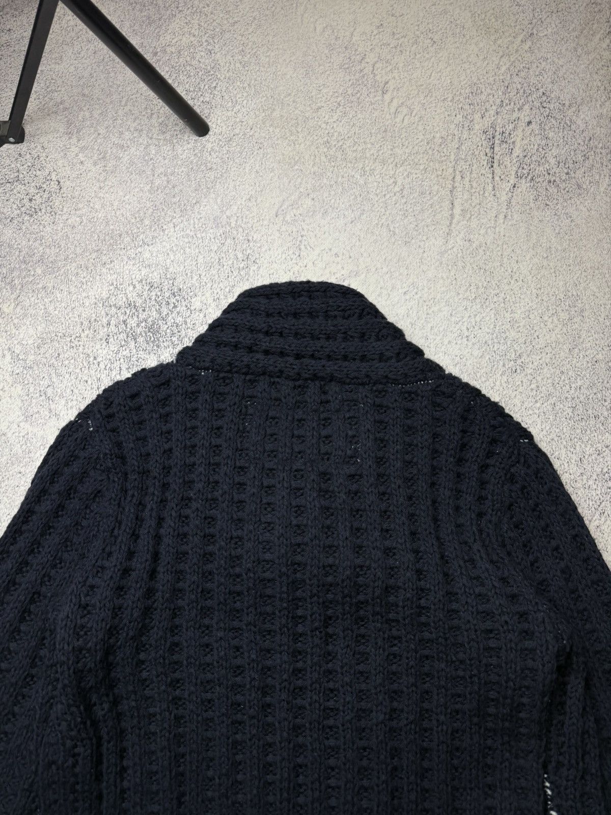 H&M × Maison Margiela Maison Margiela H&M Cable Knit V-Neck Wool Sweater Jumper Size US S / EU 44-46 / 1 - 17 Thumbnail