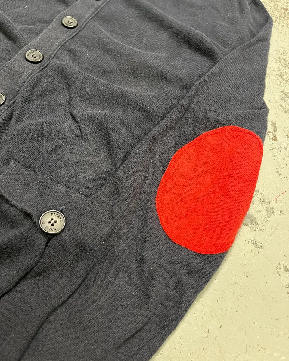 Pierre Balmain Pierre Balmain Navy & Orange Contrast Stitch Cardigan Size US S / EU 44-46 / 1 - 7 Thumbnail