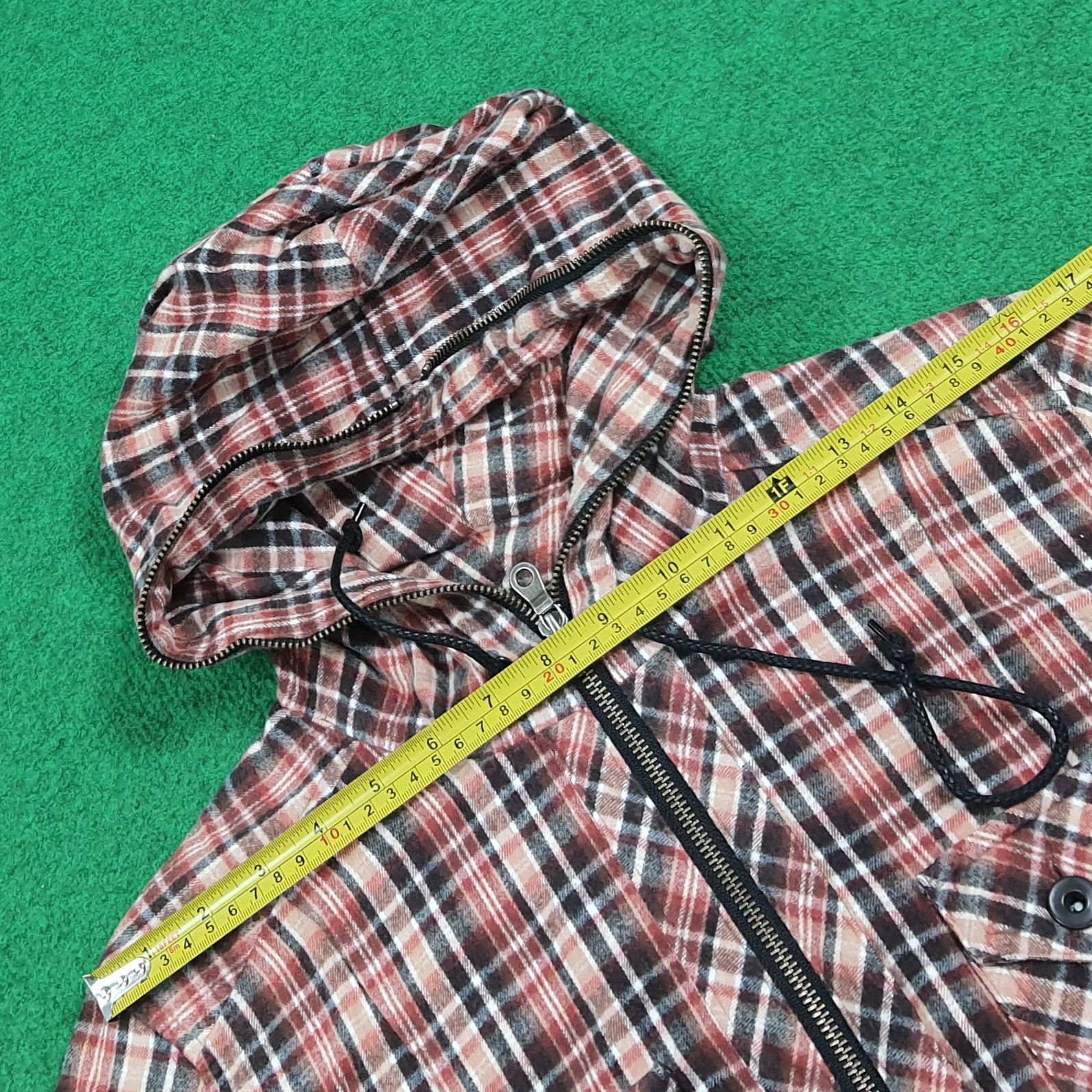 Schlussel Vintage SCHLUSSEL Plaid Full Zip Grunge Jacket C283N16 Size US XS / EU 42 / 0 - 9 Thumbnail
