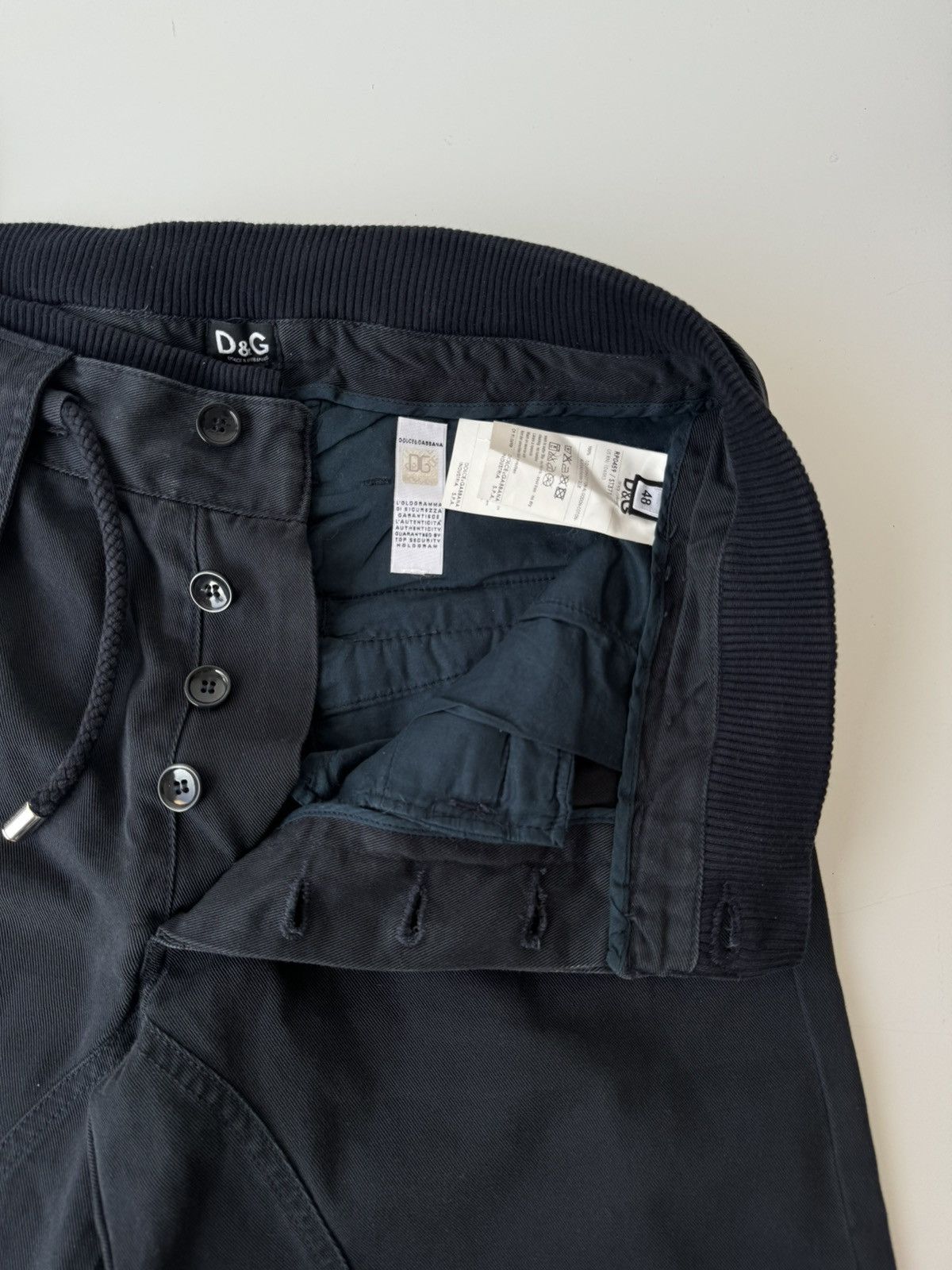 Dolce & Gabbana 2003-2004 Double-Waist Cargo Pants Size US 32 / EU 48 - 9 Thumbnail
