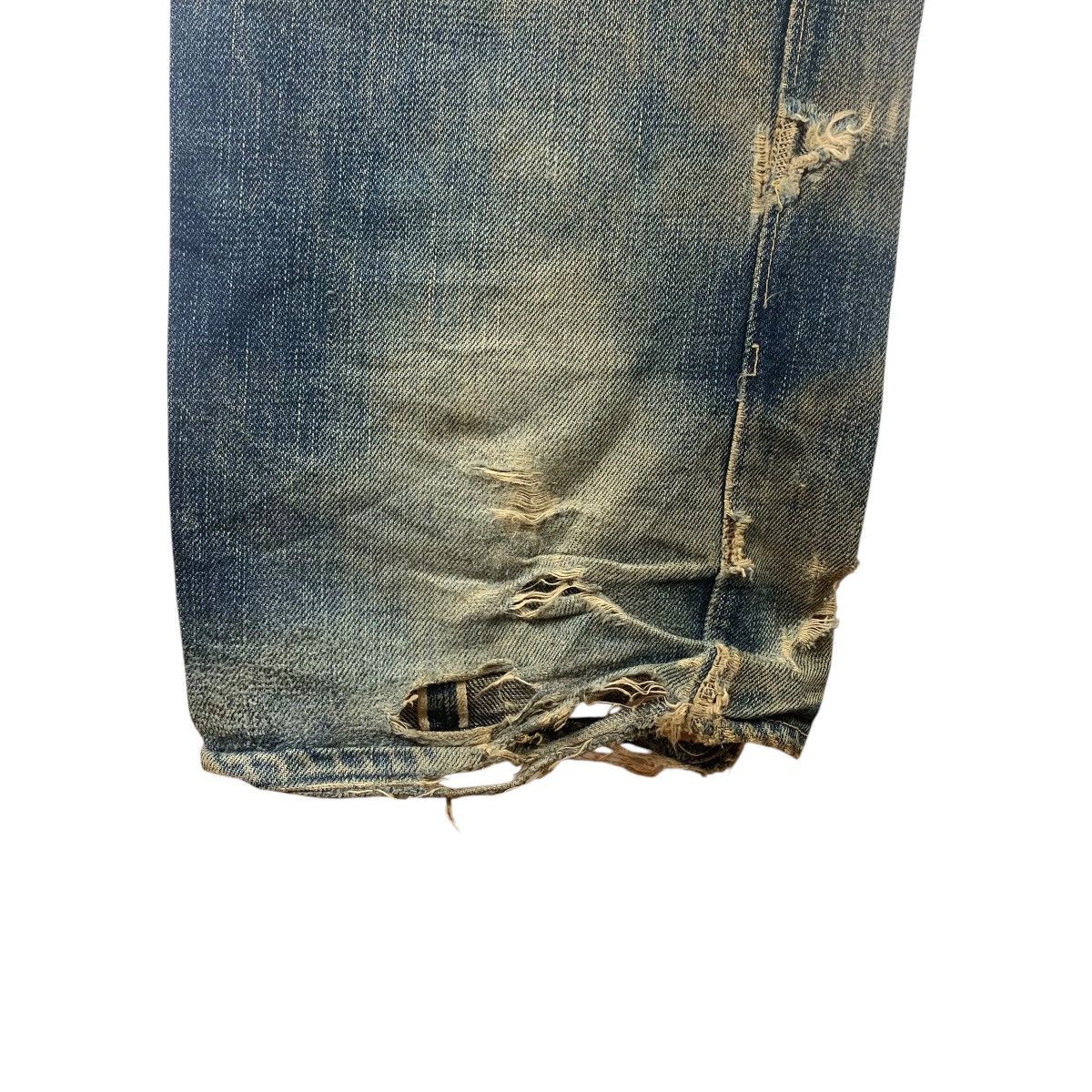 Full Count & Co. × Japanese Brand Vintage FULL COUNT & CO selvedge distressed blue jeans Size US 30 / EU 46 - 20 Thumbnail