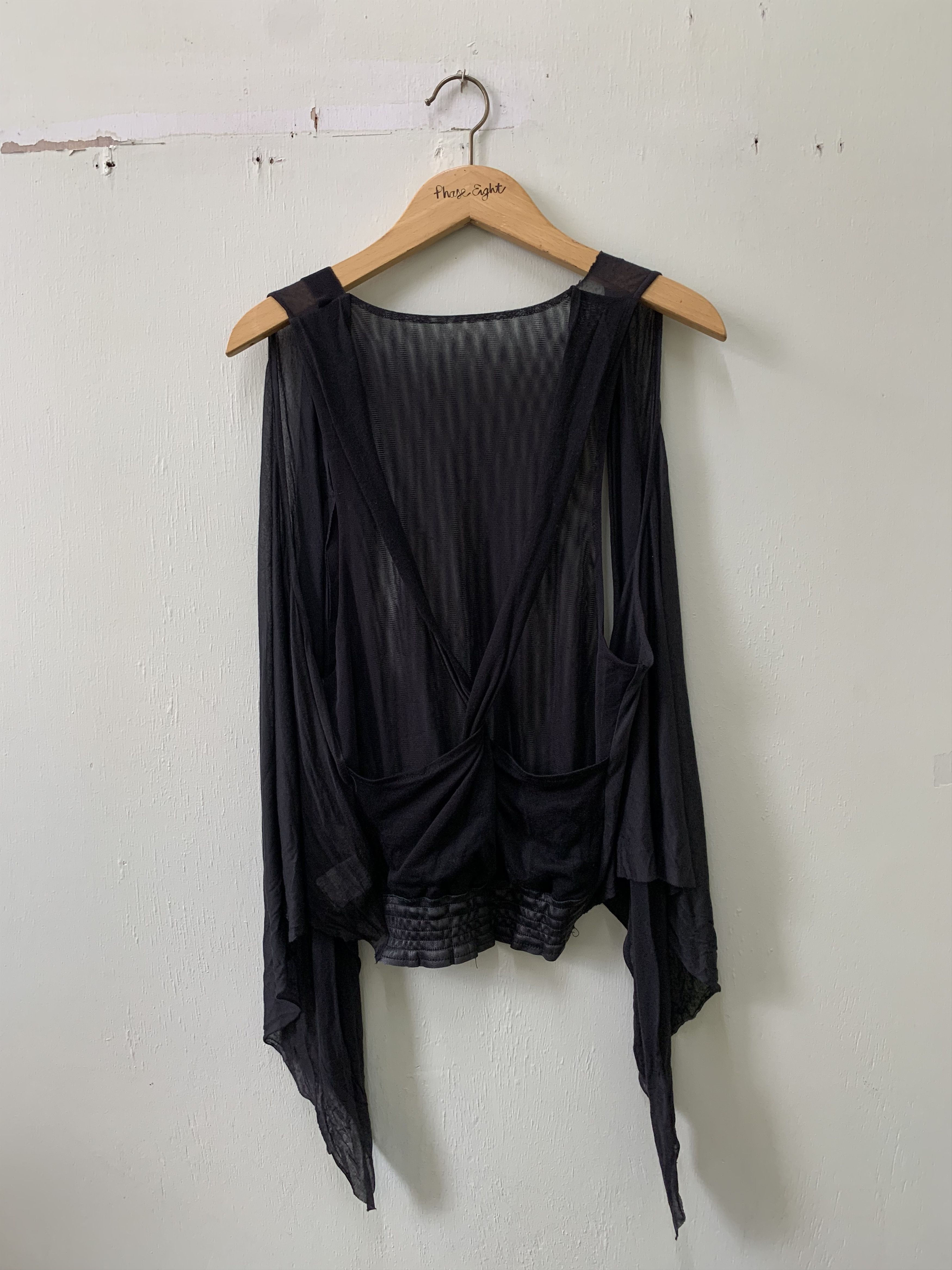 Faliero Sarti 🪡FALIERO SARTI Domenica Sparkle Scarf/Shawl In Black.✨ Size ONE SIZE - 4 Thumbnail