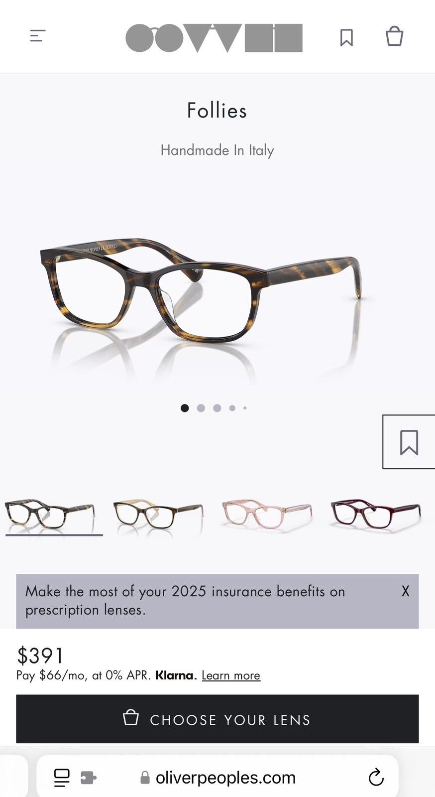 Oliver Peoples Oliver People Sunglasses OV5194 Follies 1003 49-16 Size ONE SIZE - 4 Thumbnail