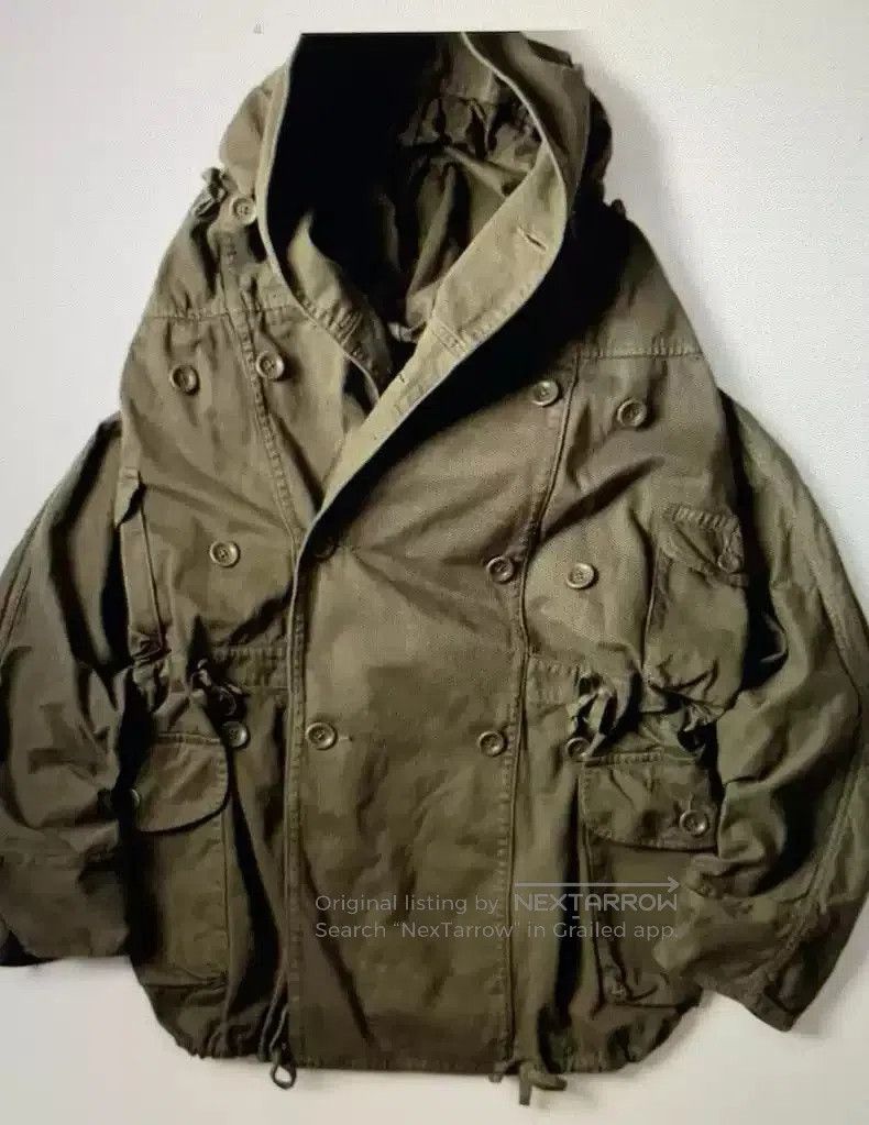 Kapital kapital Cotton sanded ring collar hooded coat jacket. Size US L / EU 52-54 / 3 - 1 Thumbnail