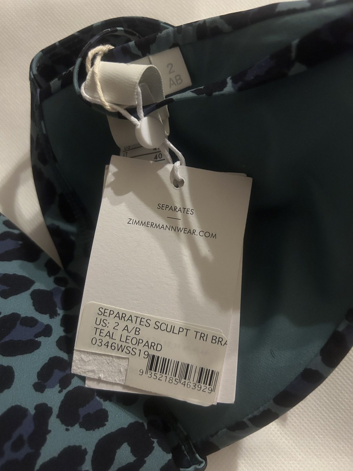 Zimmermann ZIMMERMANN Separates Sculpt leopard triangle bikini top Size M / US 6-8 / IT 42-44 - 6 Thumbnail