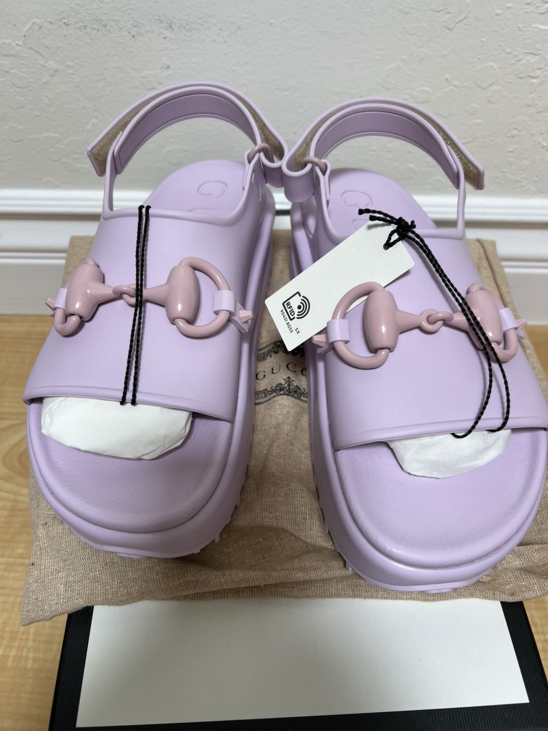 Gucci Gucci Interlocking G Platform Sandal Light Pink (Women's) Size US 9 / IT 39 - 6 Thumbnail