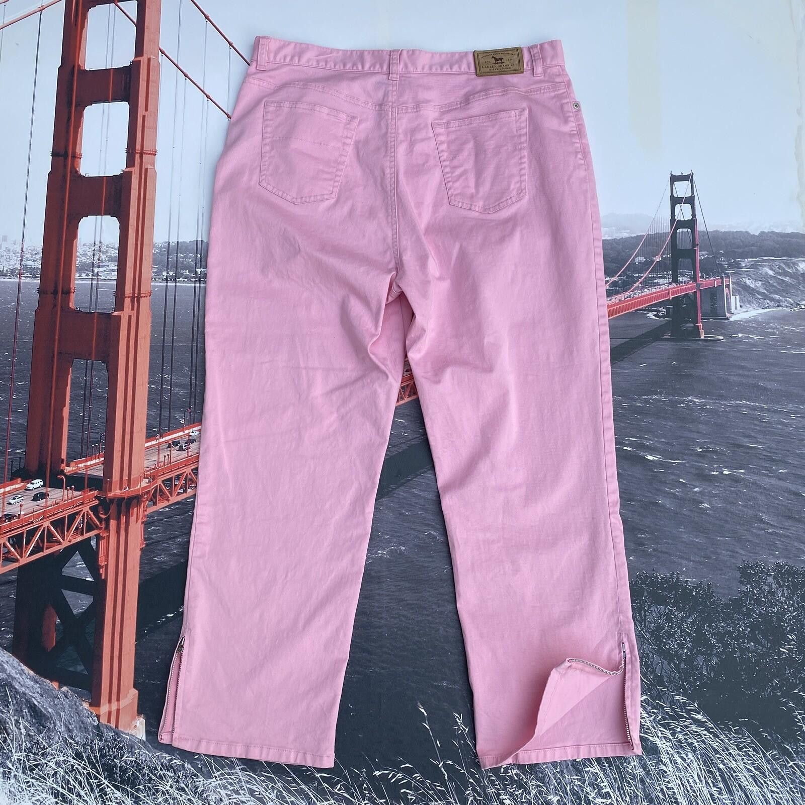 Lauren Ralph Lauren VTG RALPH LAUREN Jeans Co Pants Women's Size 14 Pink Size 36" / US 14 / IT 50 - 1 Thumbnail