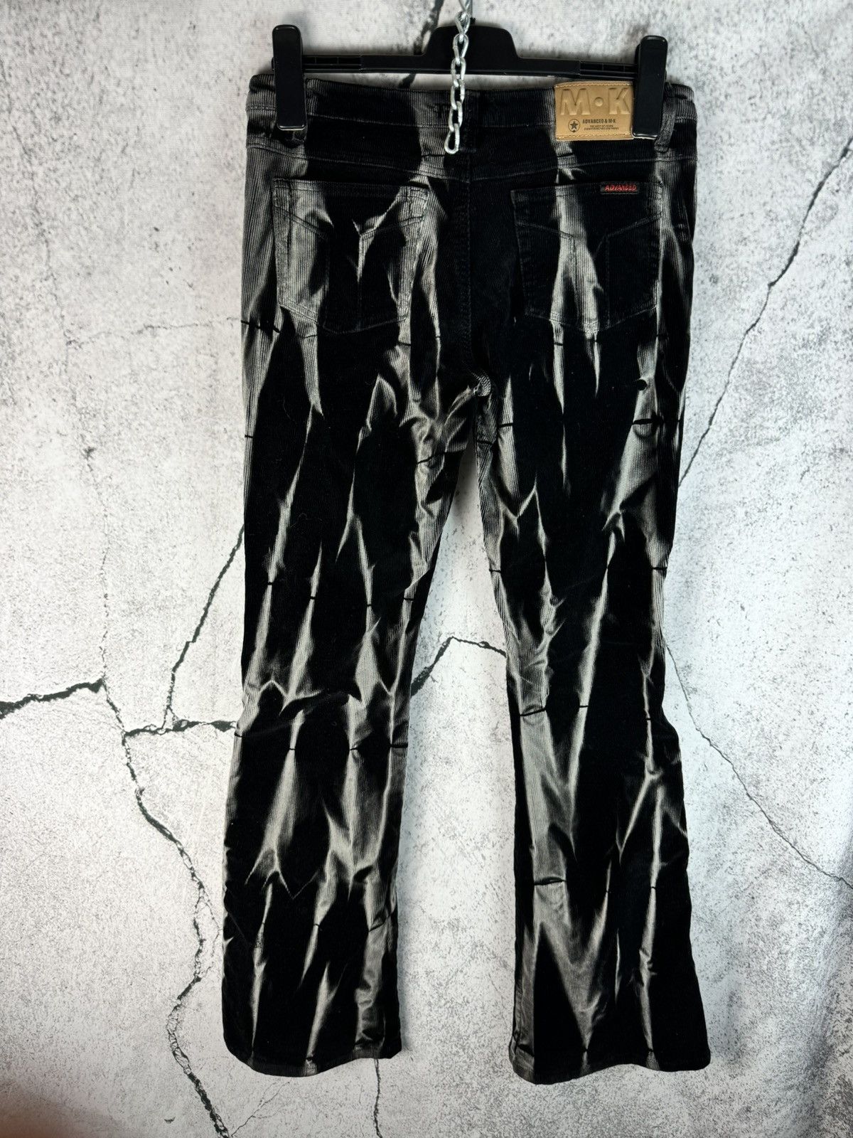 Japanese Brand × Vintage SICK 90s Flared Denim Jeans Pants Bootcut Y2K Size US 32 / EU 48 - 4 Thumbnail