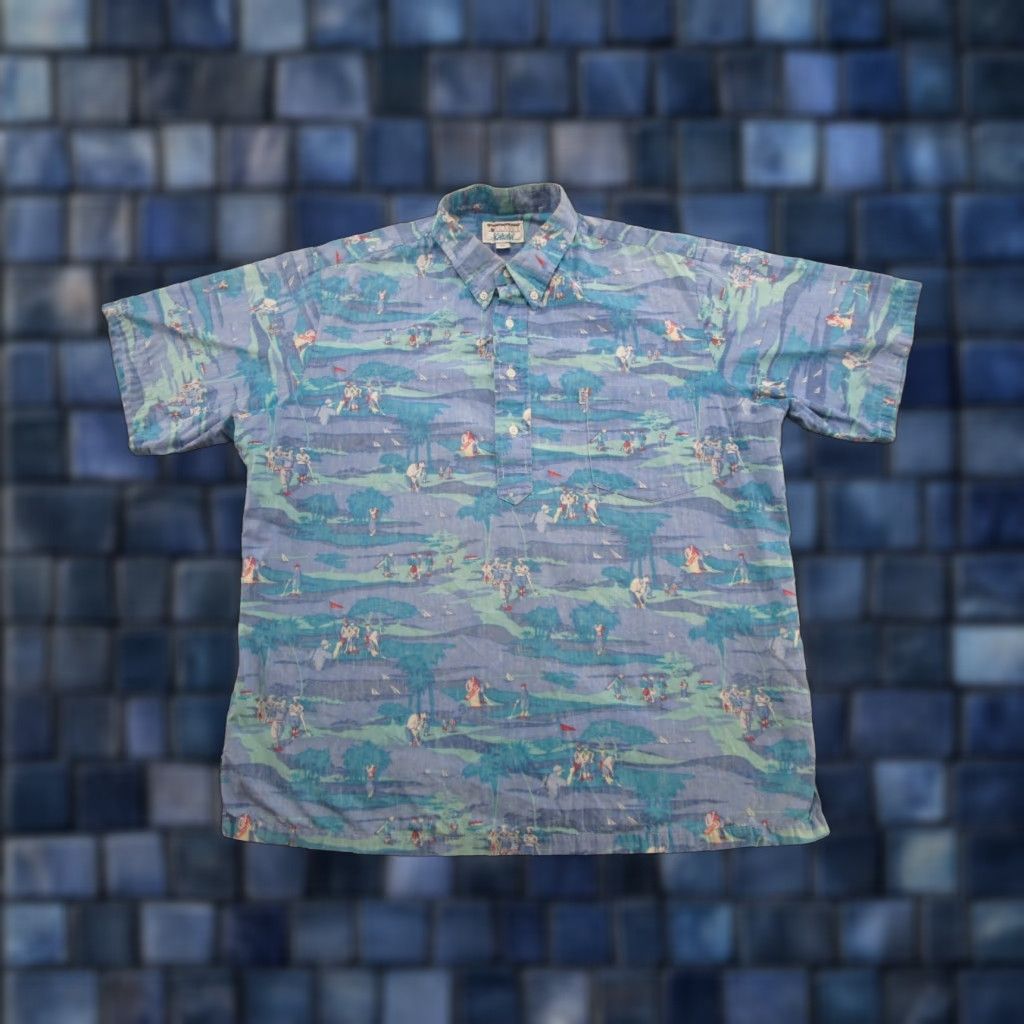 Gloverall Kahala Button-Up Hawaiian Shirt XL Multicolor Cotton 90s Surfing Casual Workwear Men Size US XL / EU 56 / 4 - 1 Thumbnail