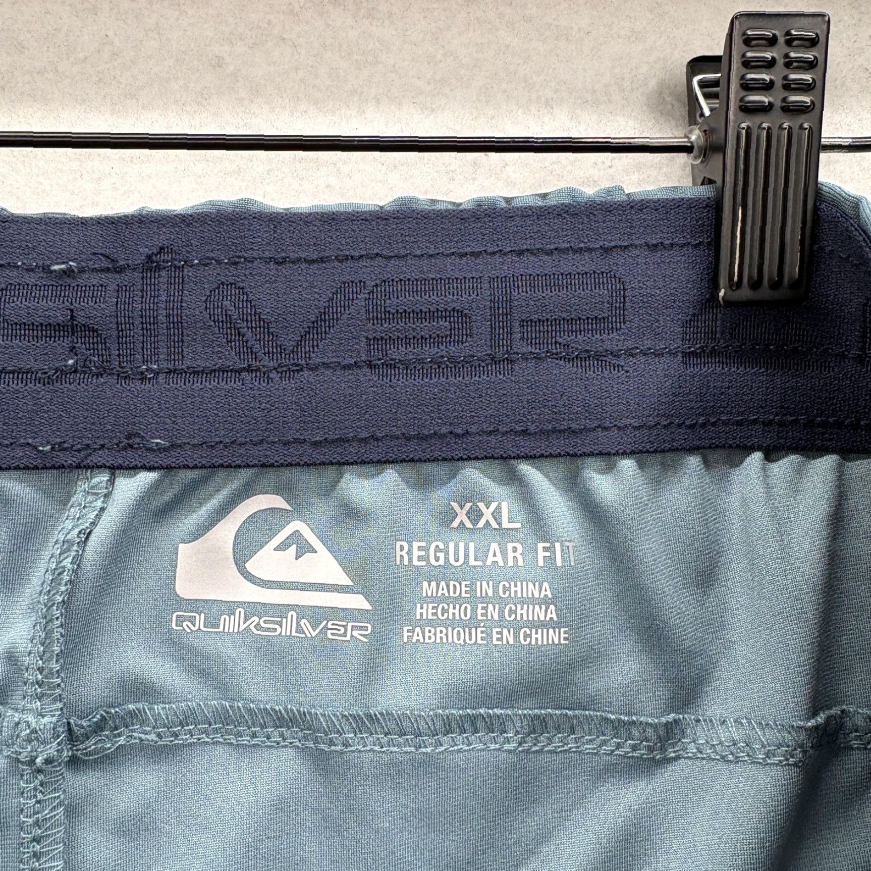 Quiksilver Quiksilver Track Shorts Mens 2XL Blue 7" Inseam Stretch Moisture Wicking Travel Shirt Size US 39 - 3 Thumbnail
