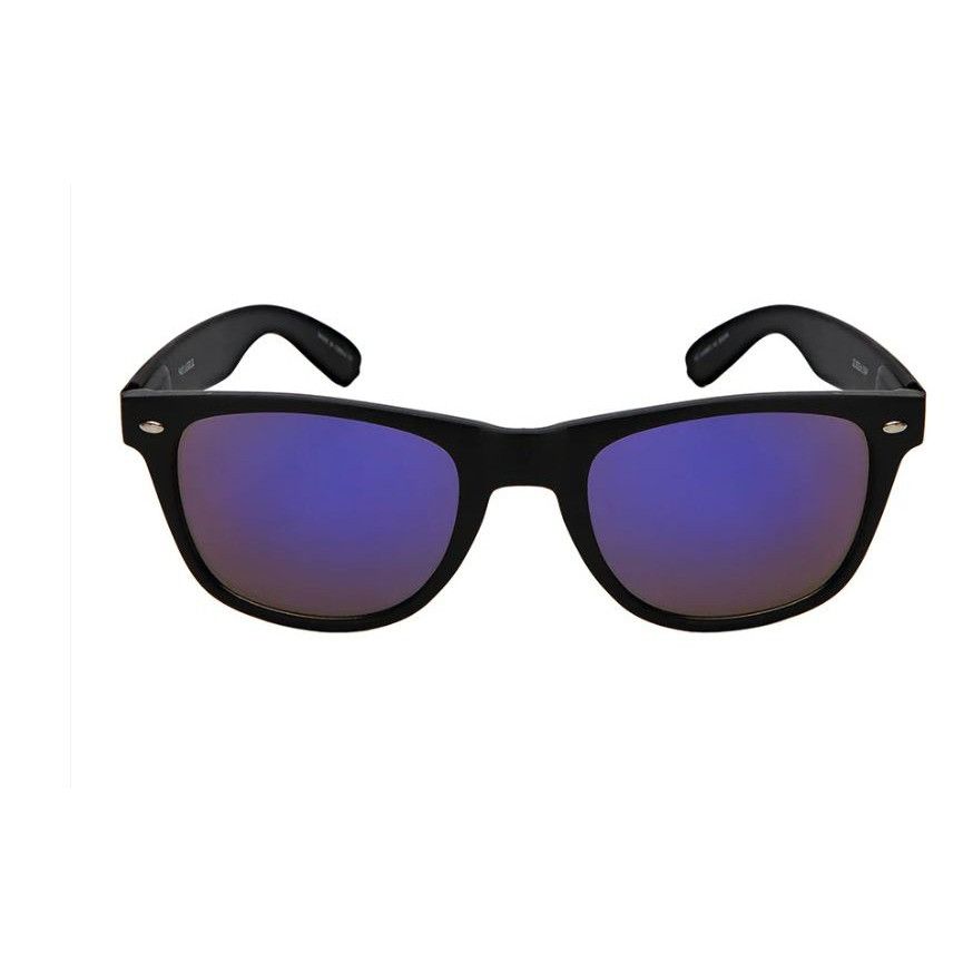 Other Unisex Polarized Mirror Horn Rimmed Sunglasses - Black Blue Size ONE SIZE - 1 Thumbnail