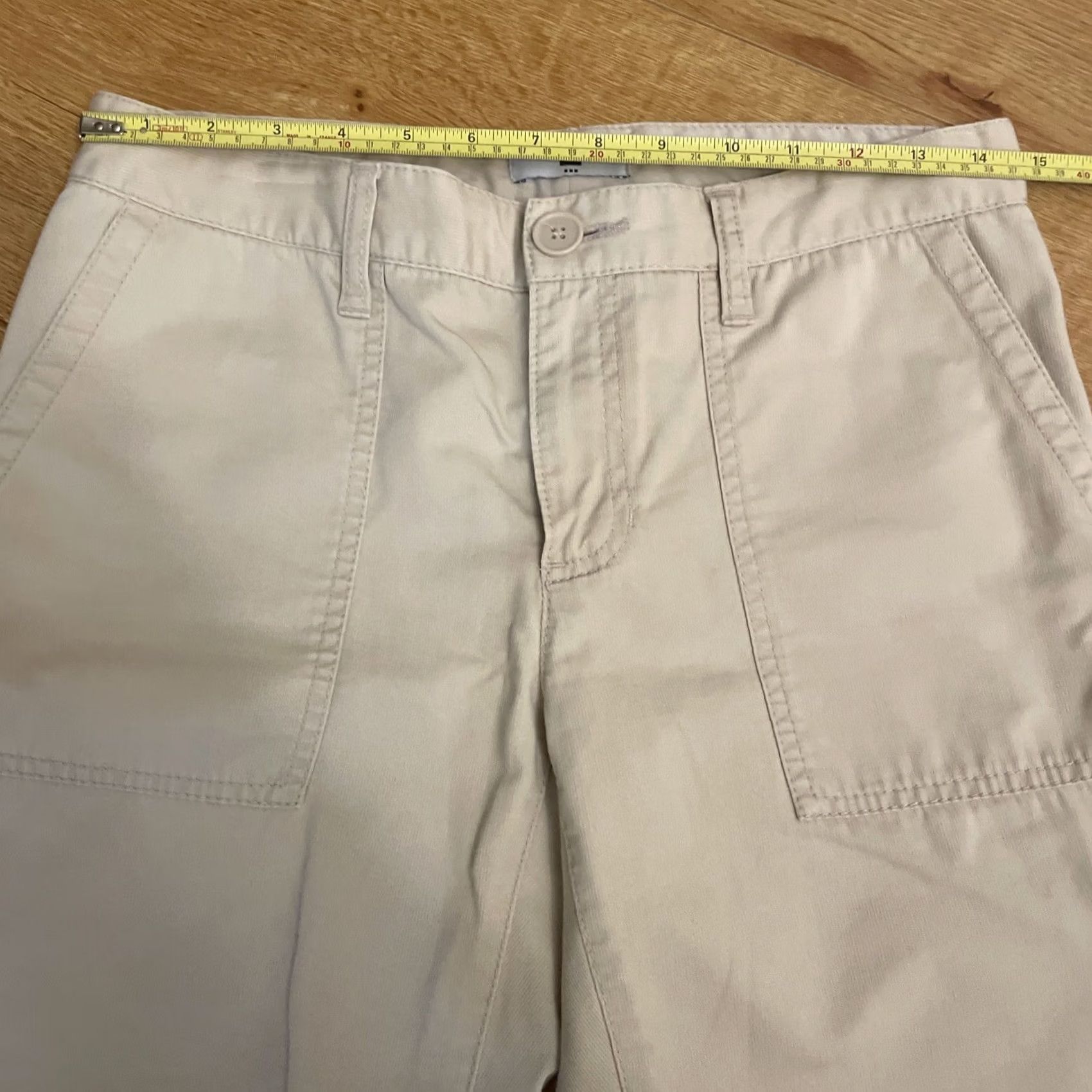 Gap VINTAGE Gap Cargo Pants Ladies 6 Beige Tan Flare Leg Low Rise Y2K Womens Pants Size 28" / US 6 / IT 42 - 6 Thumbnail