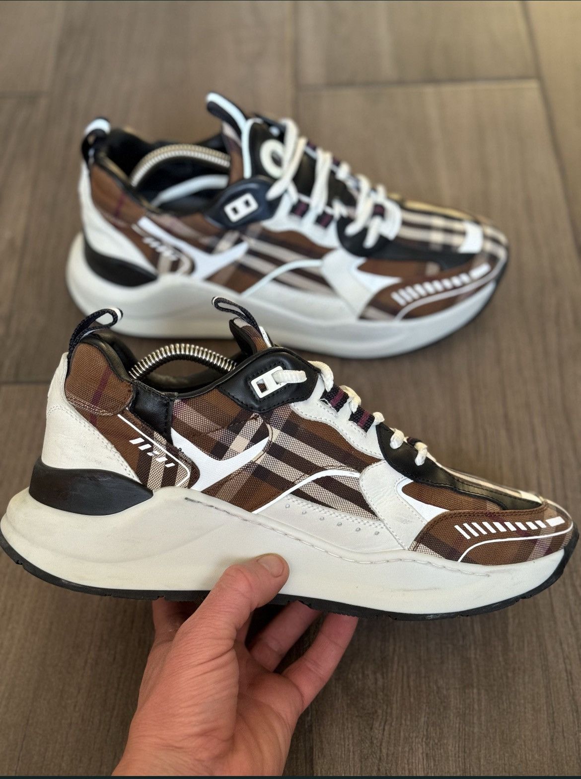 Burberry Burberry sean low top sneakers shoes Size US 9 / EU 42 - 3 Thumbnail