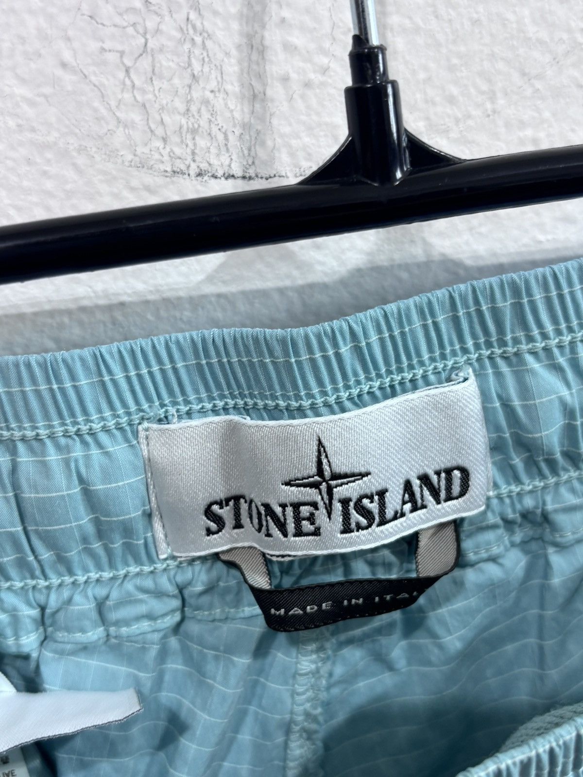 Stone Island Stone Island Nylon Metal Aqua Short Size US 34 / EU 50 - 4 Thumbnail