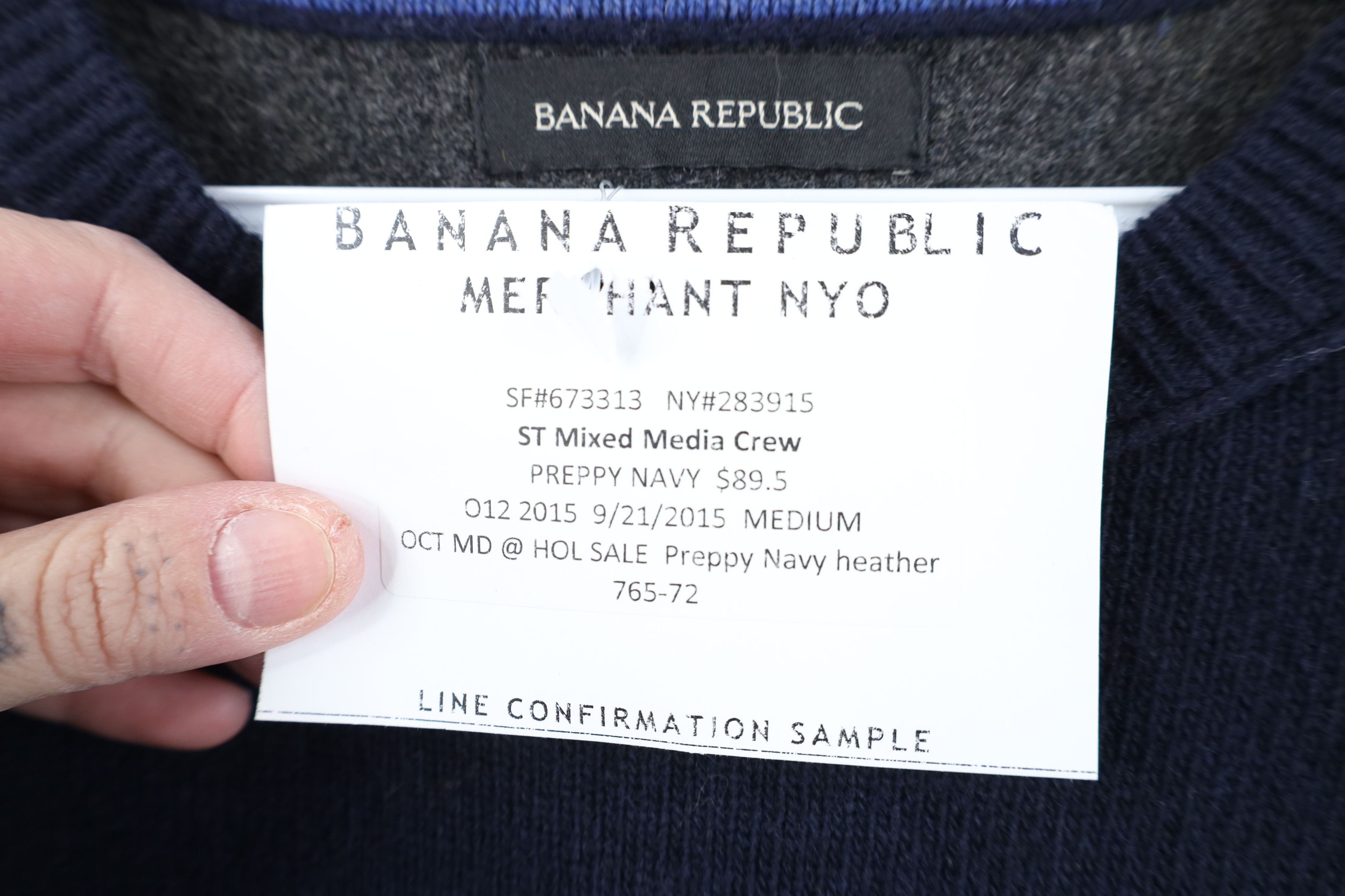 Banana Republic New Sample Unreleased Banana Republic Wool Ribbed Sweater Size US M / EU 48-50 / 2 - 4 Thumbnail