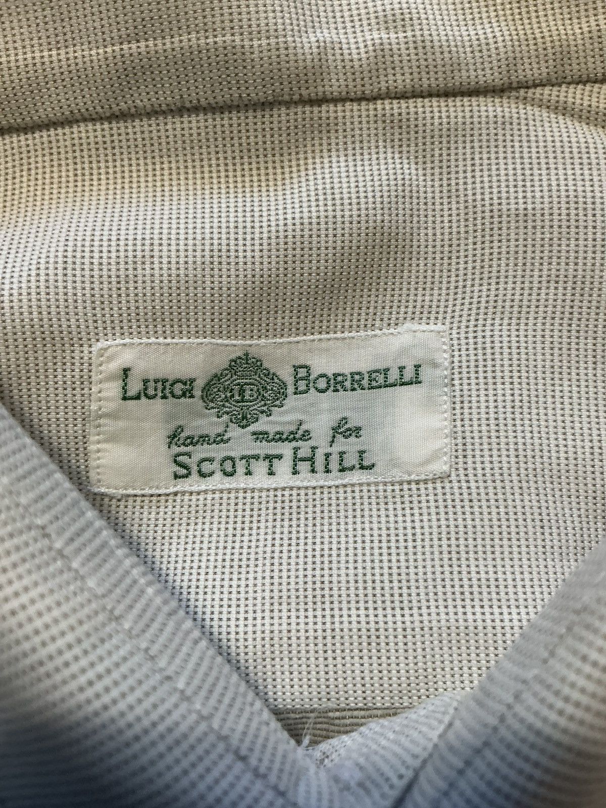 Luigi Borrelli $475 Luigi Borrelli Handmade Made In Italy Dress Shirt Size US M / EU 48-50 / 2 - 5 Thumbnail