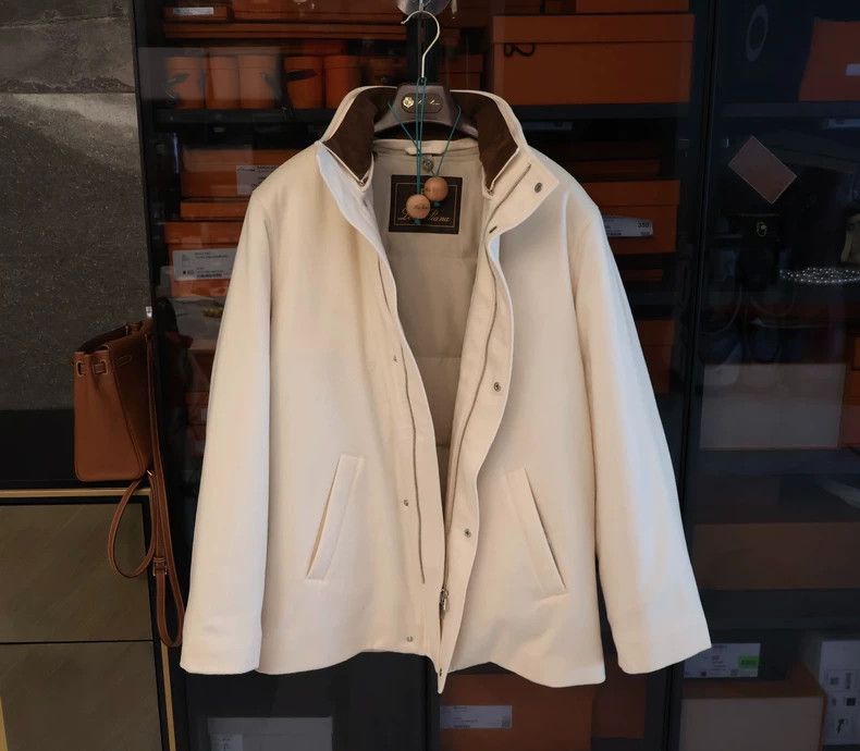 LORO PIANA Men's pure cashmere rainwear series high-end tr