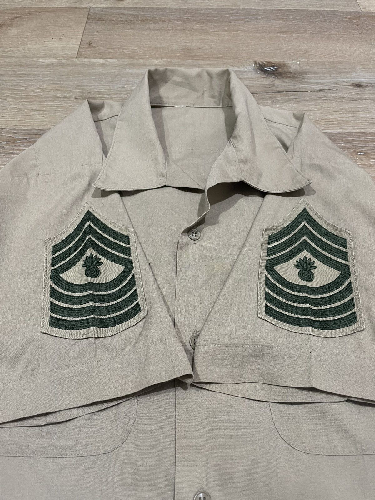 Other Vintage USMC Military Shirt (1981 Contract) Size US L / EU 52-54 / 3 - 3 Thumbnail