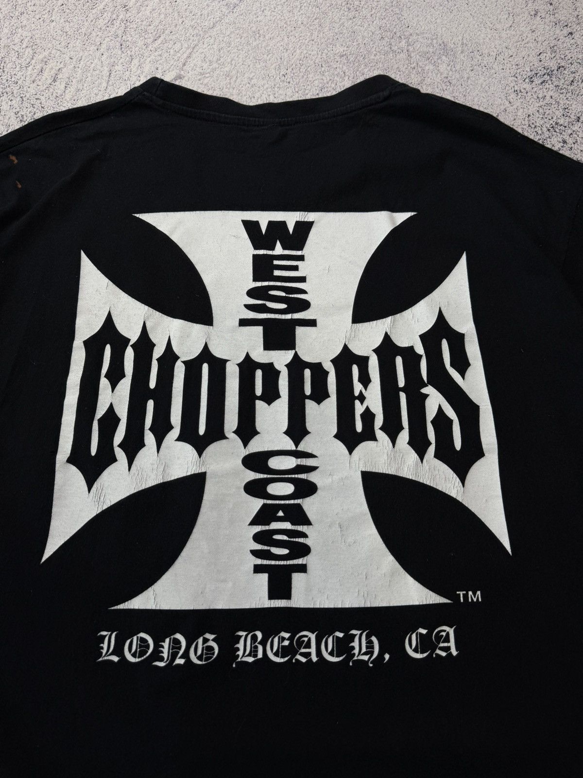 Vintage Vintage West Coast Choppers Black T-Shirt Paul Walker Size US XXL / EU 58 / 5 - 6 Thumbnail