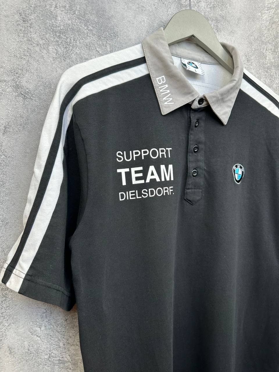 BMW BMW Support Team Dielsdorf Polo Shirt Motorsport Style Size US L / EU 52-54 / 3 - 3 Thumbnail