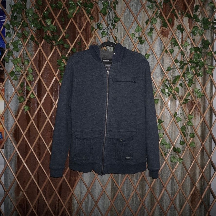 O'Neill Large - Vintage Y2K O’Neill zip up cargo fleece 2000s hoodie Size US L / EU 52-54 / 3 - 1 Thumbnail