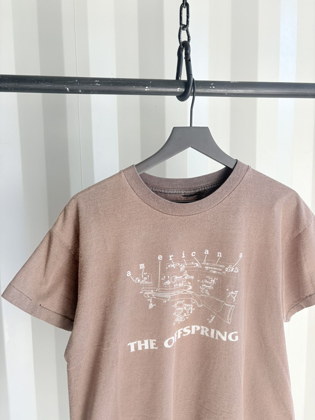 Band Tees Thrashed The Offspring Faded DistressedShirt Grunge Size US M / EU 48-50 / 2 - 3 Thumbnail