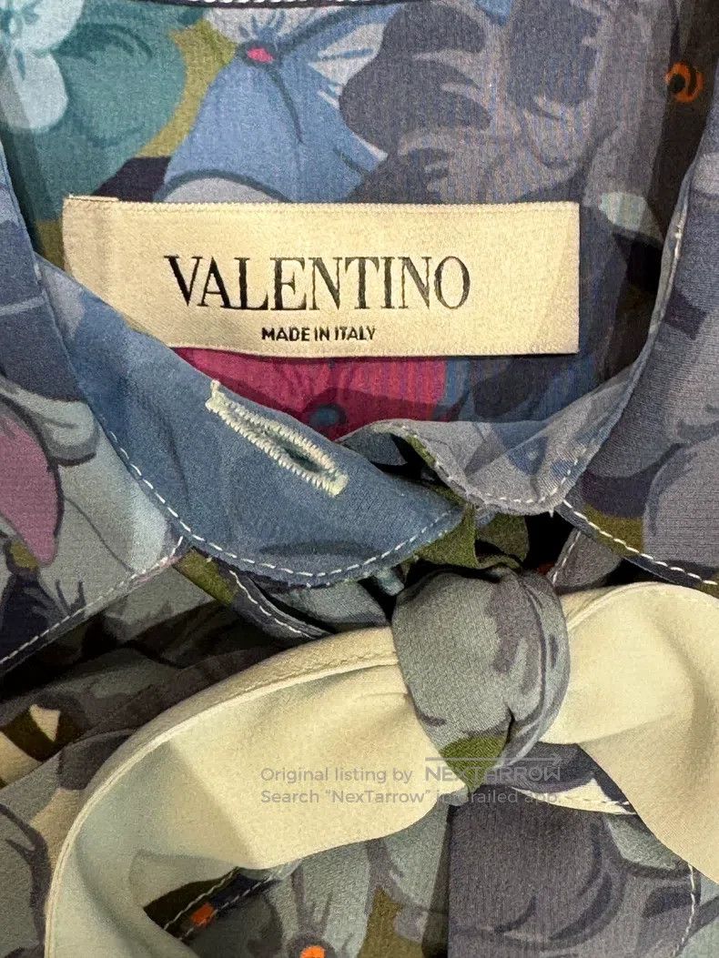 Valentino Valentino Colourful floral silk shirt Size S / US 4 / IT 40 - 4 Thumbnail