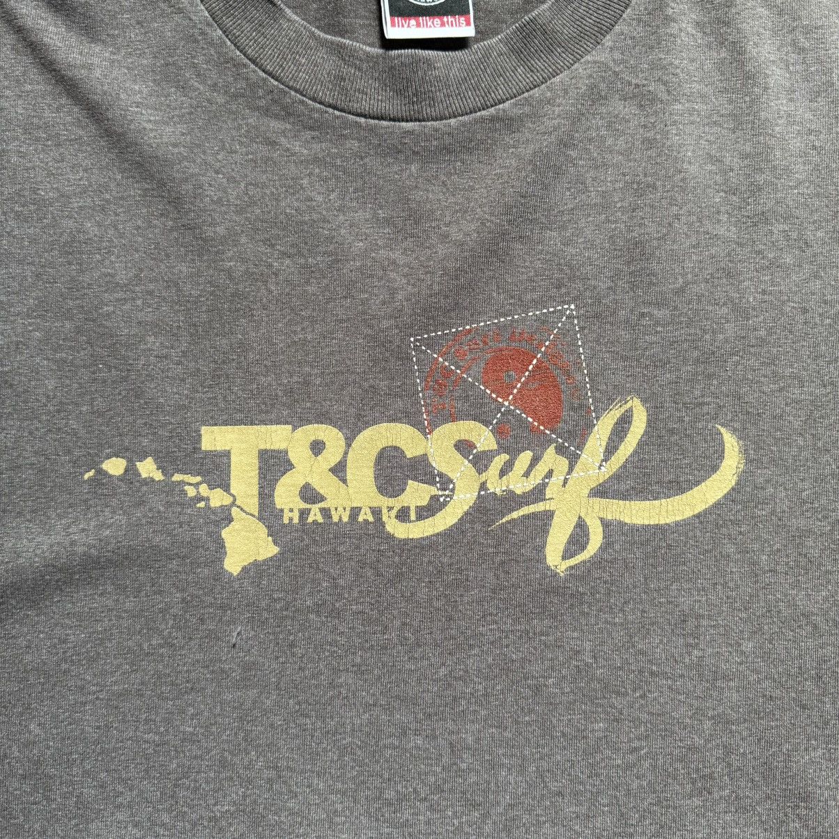 Vintage Vintage Y2K T&C Surf Graphic T-Shirt Size US L / EU 52-54 / 3 - 5 Thumbnail