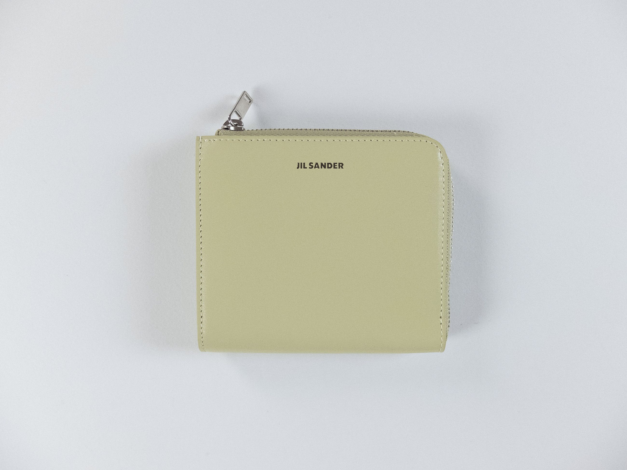 Jil Sander JIL SANDER pastel green leather zipped card wallet Size ONE SIZE - 2 Thumbnail