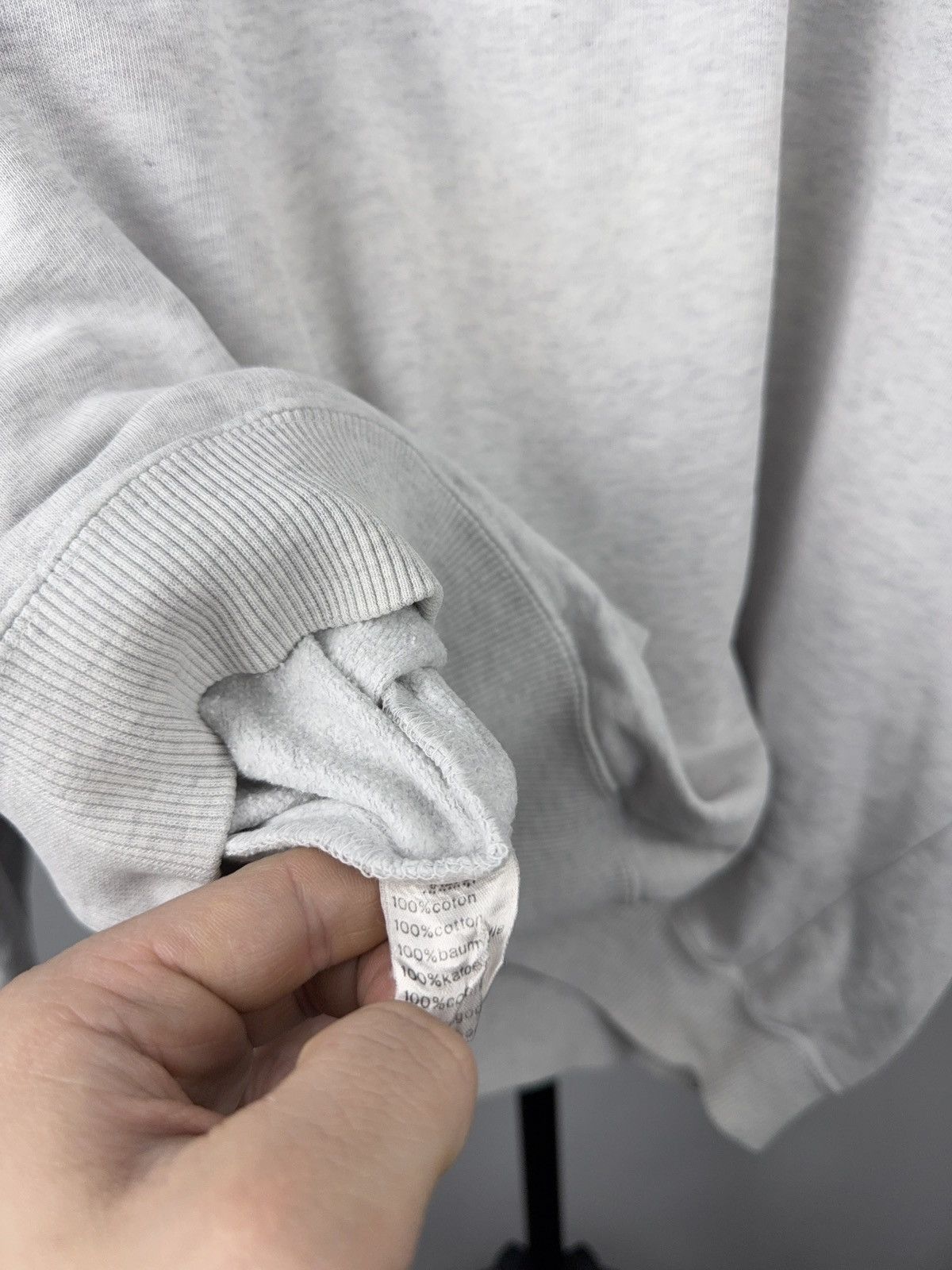 Lacoste 80s Chemise Lacoste Half Zip Sweatshirt Grey Made in France Size US M / EU 48-50 / 2 - 15 Thumbnail