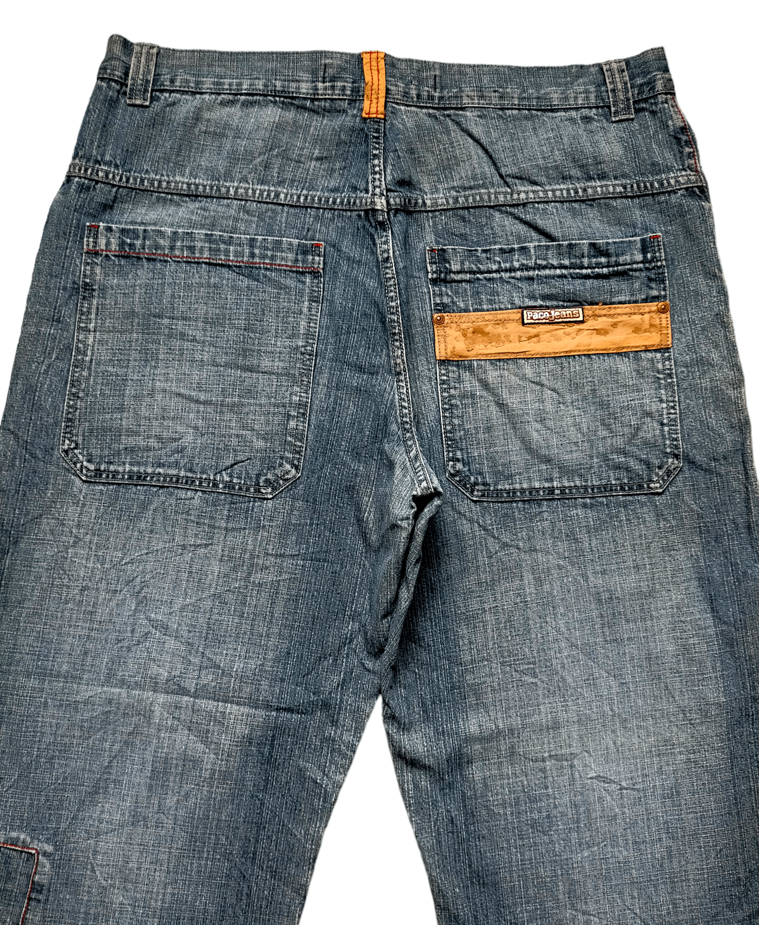 Japanese Brand Paco Jeans Patchwork Embroidered Baggy Jeans Size US 37 - 9 Thumbnail